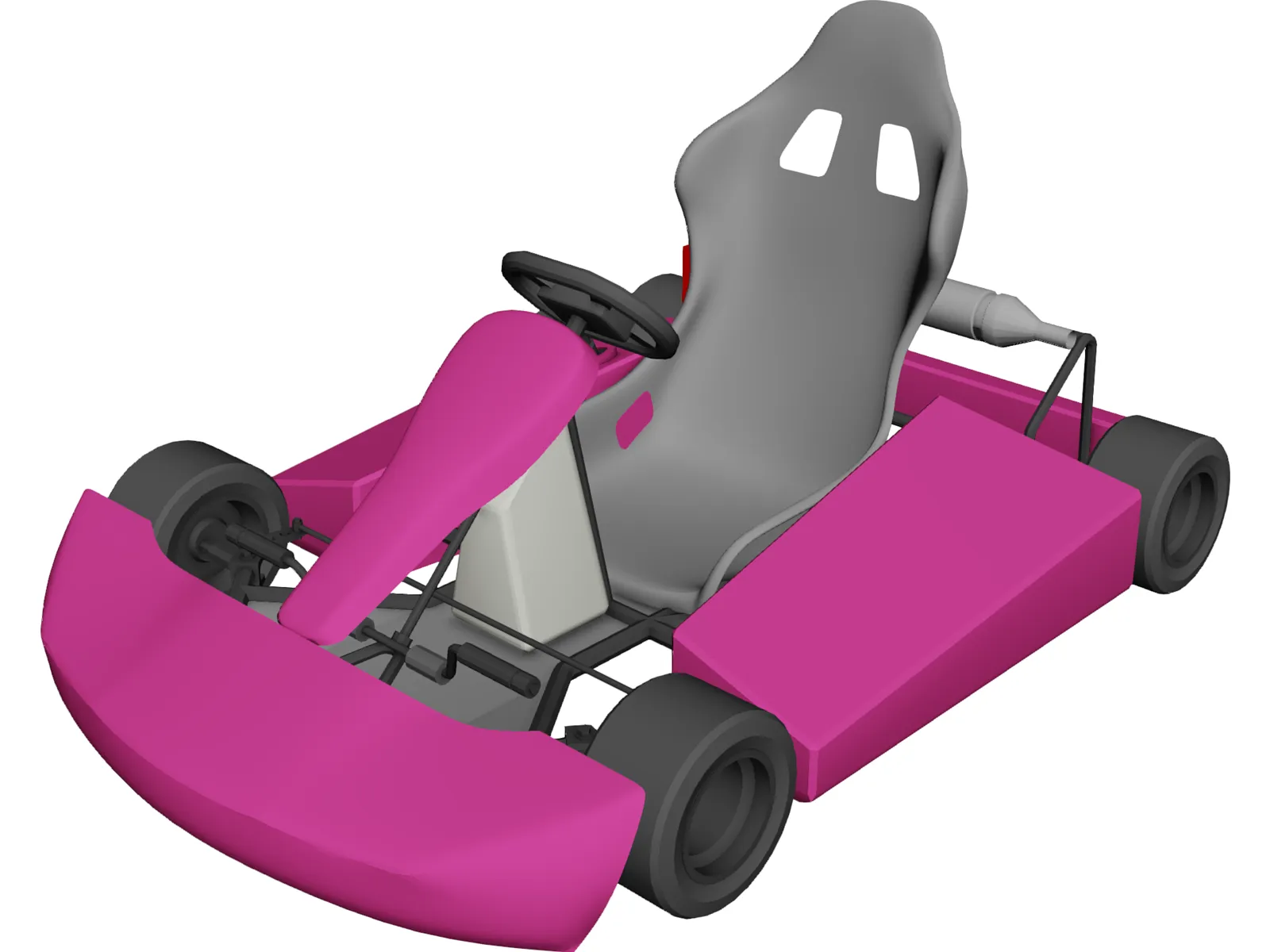 Kart 3D Model main preview