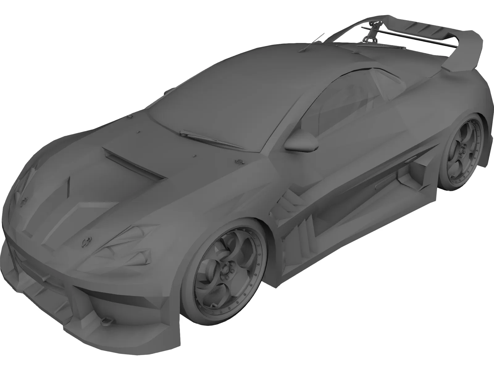 Cyborx Concept 3D Model main preview
