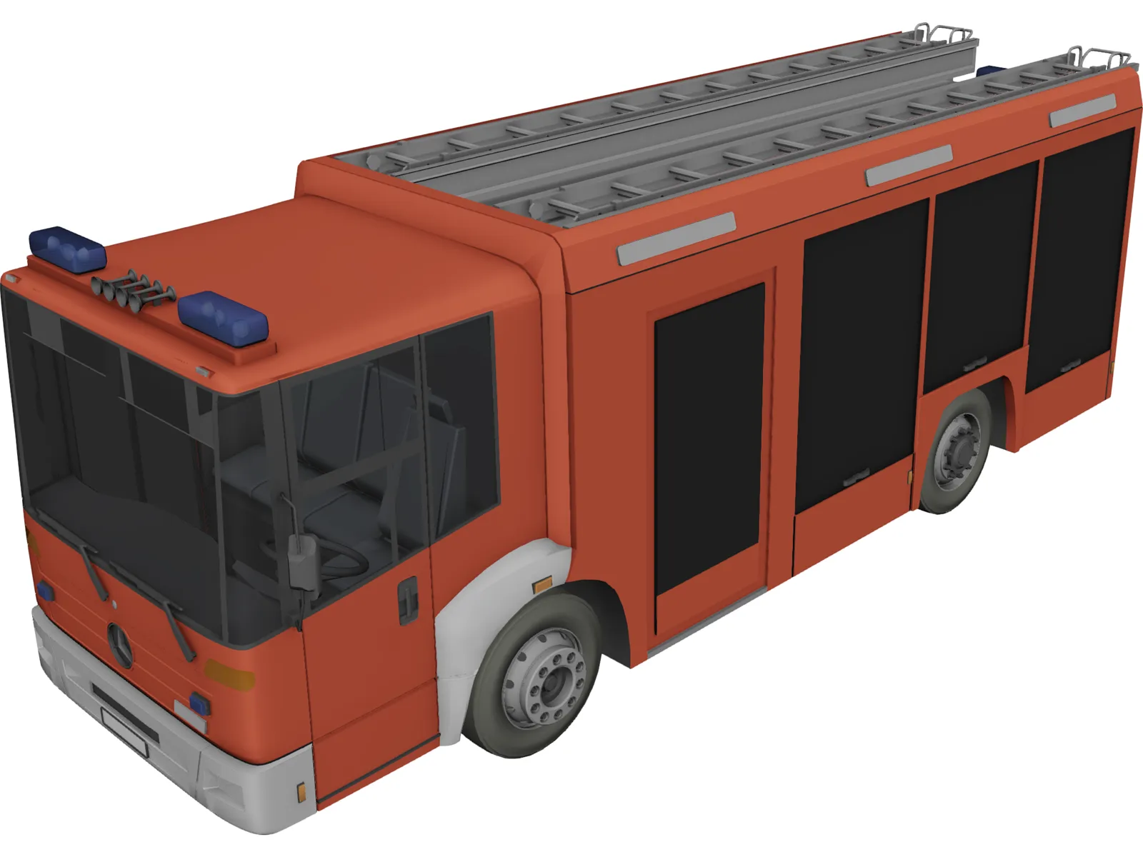 Mercedes-Benz Econic Hannover 3D Model main preview