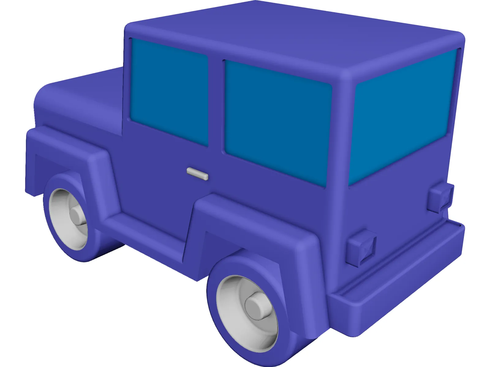 Jeep Toy 3D Model main preview