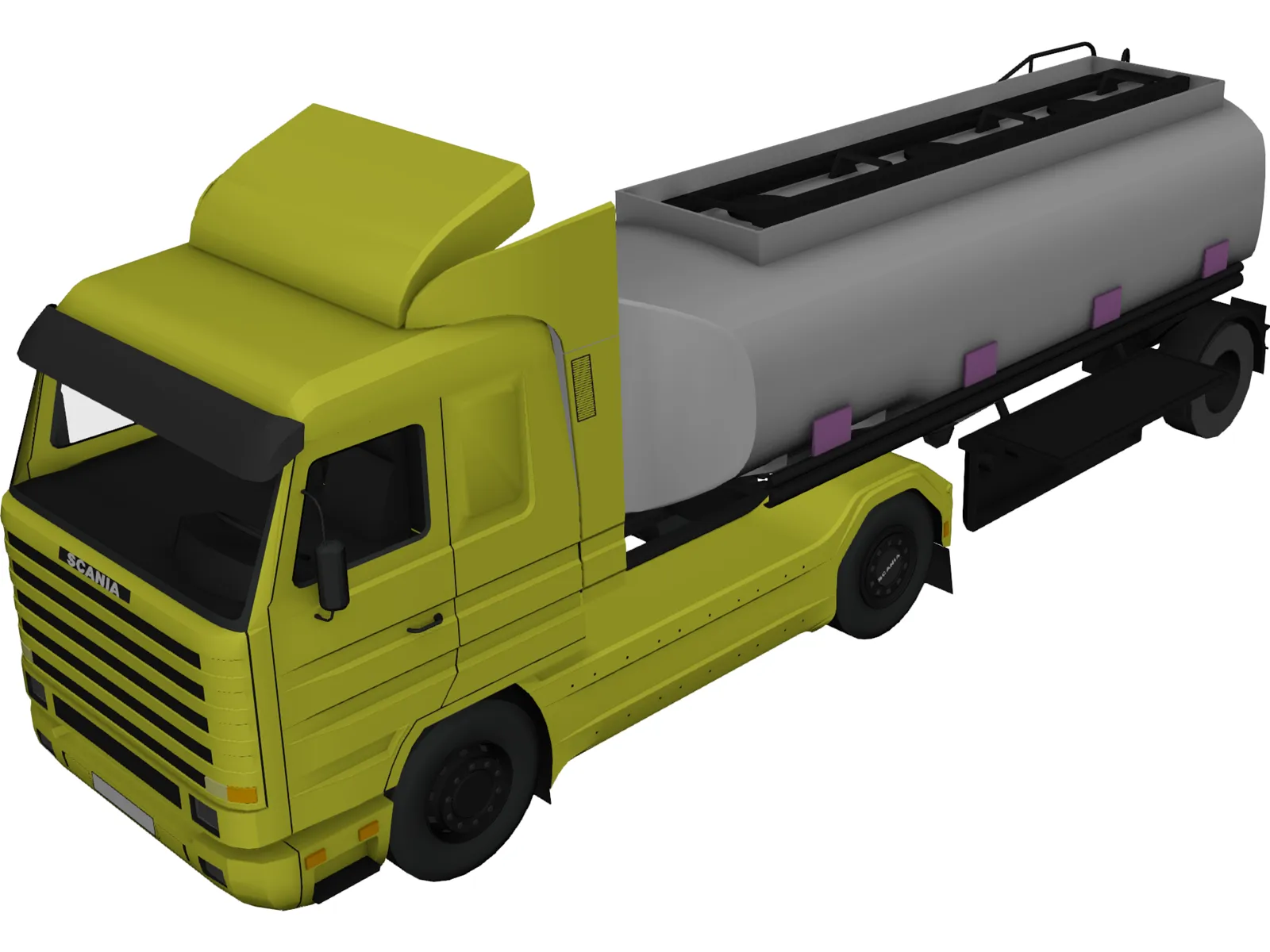 Scania Griffin 3D Model main preview