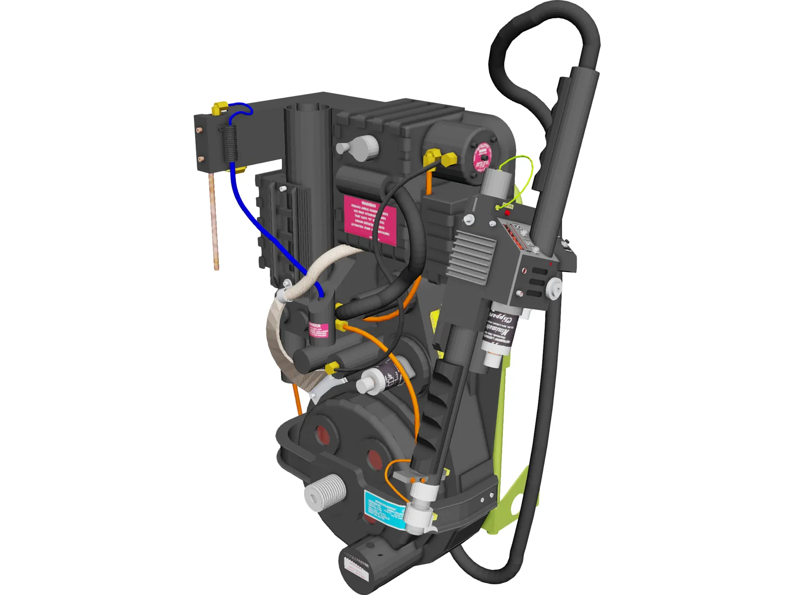 Ghost busters proton pack 3D Model main preview