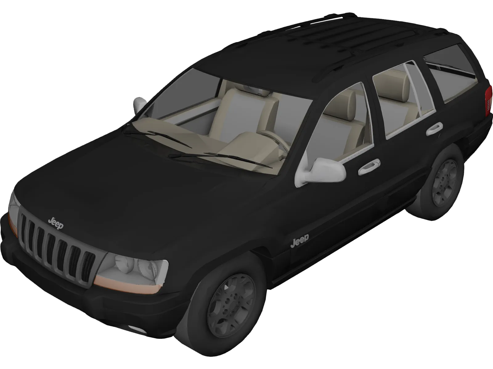 Jeep Grand Cherokee 3D Model main preview