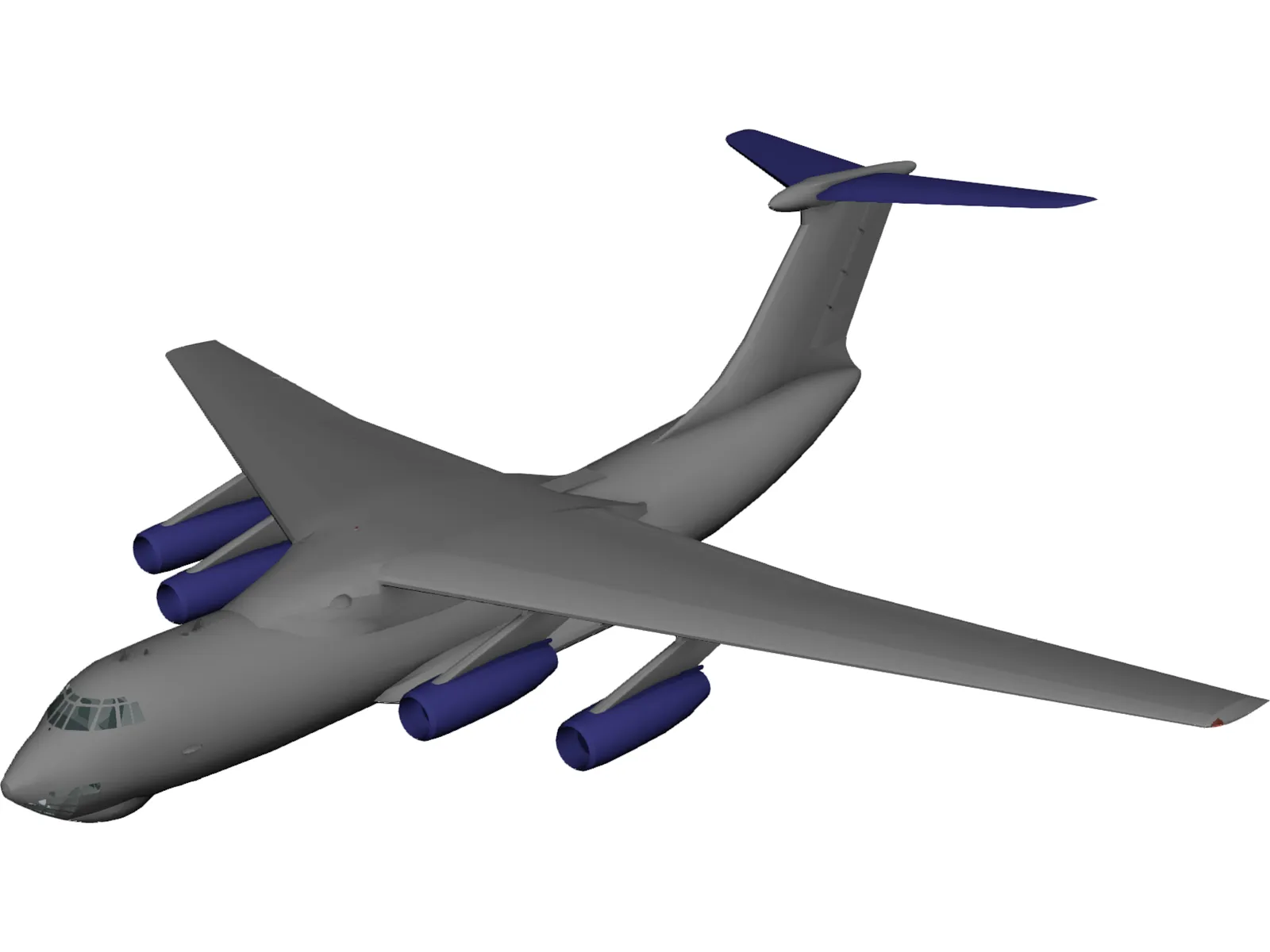 Ilyushin IL-76 Candid 3D Model main preview