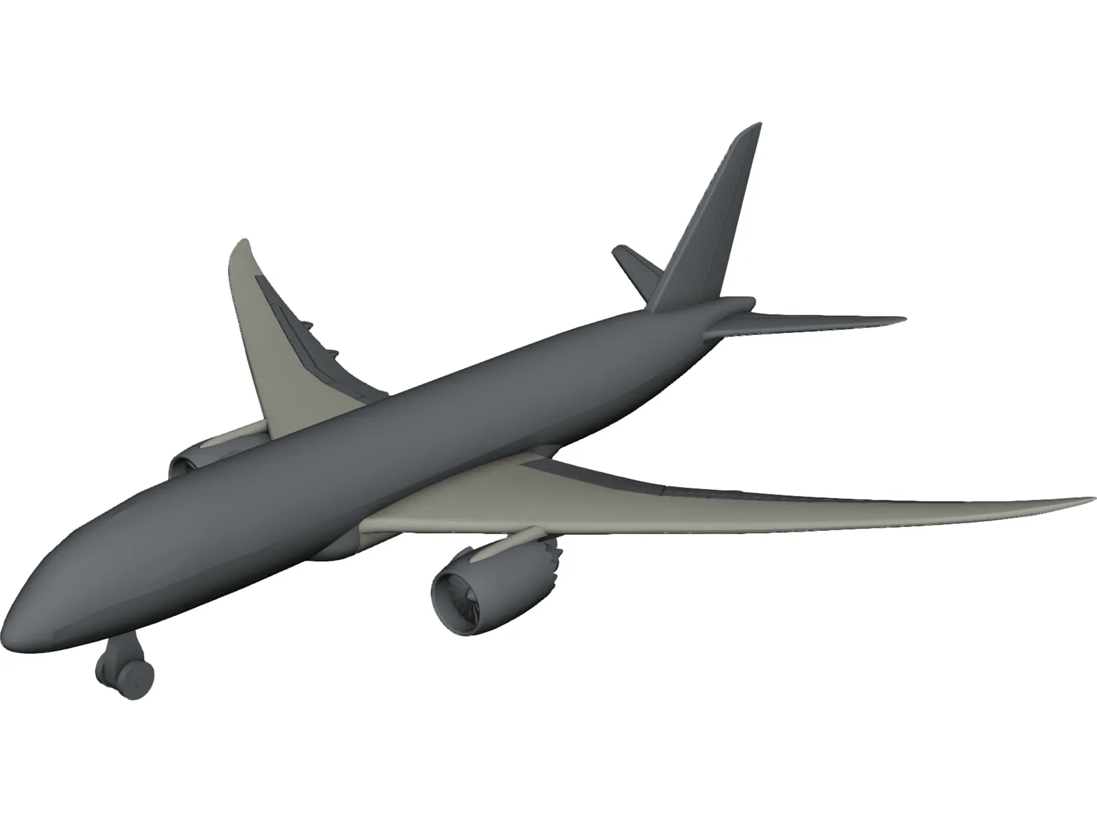 Boeing 787 3D Model main preview