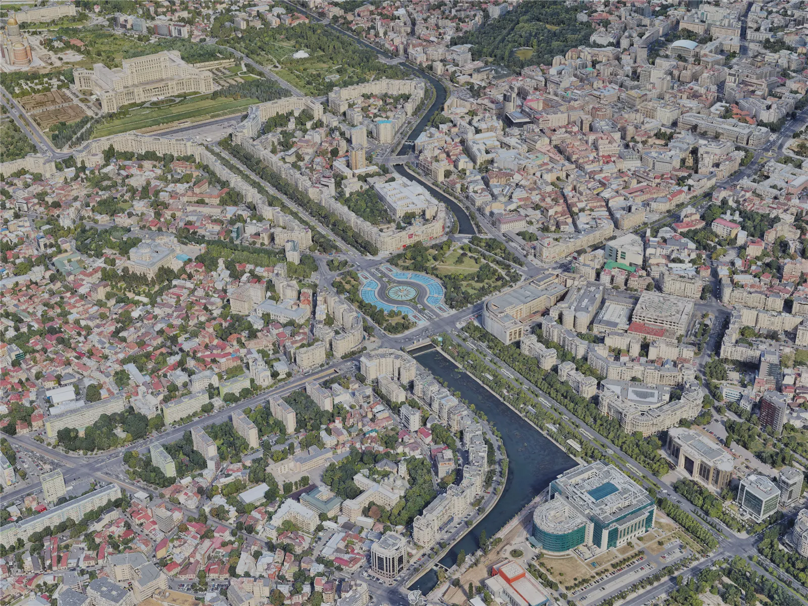 Bucharest City, Romania (2022) 3D Model main preview