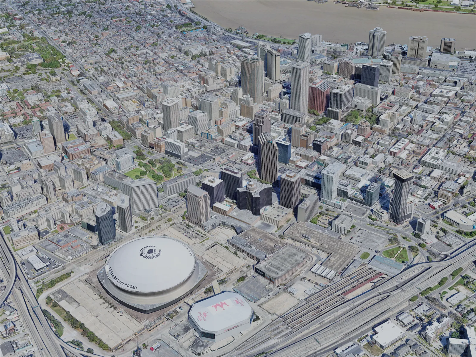 New Orleans City, USA (2023) 3D Model main preview