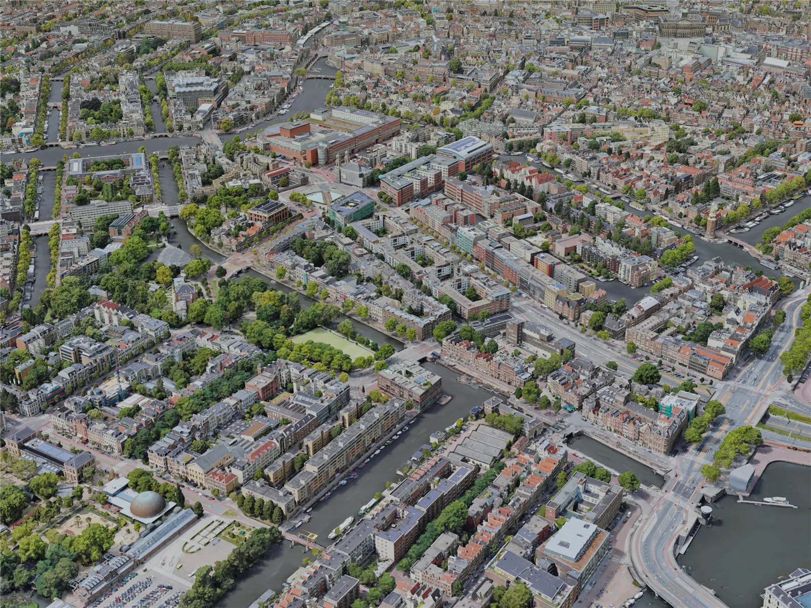 Amsterdam City, Netherlands (2022) 3D Model main preview