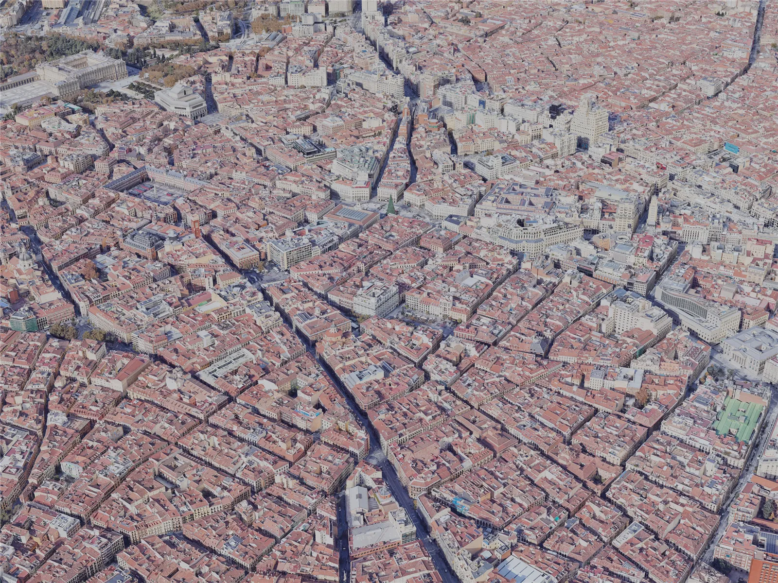 Madrid City, Spain (2022) 3D Model main preview