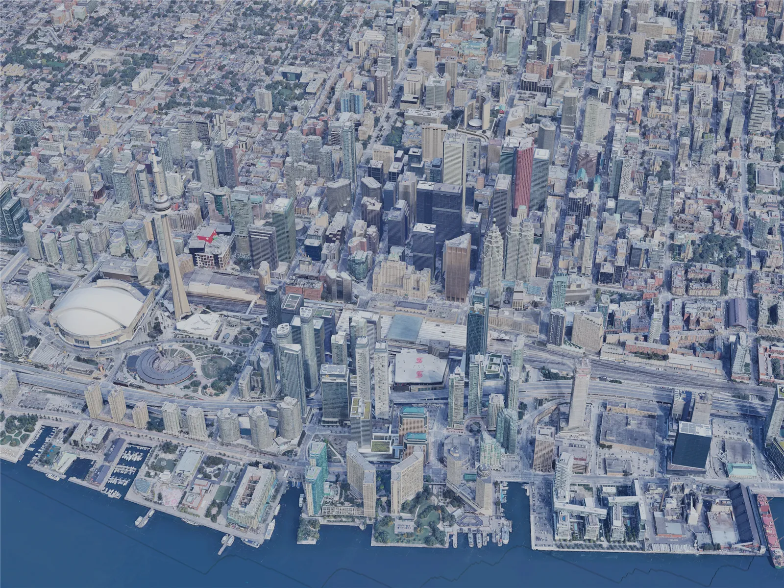 Toronto City, Canada (2022) 3D Model main preview