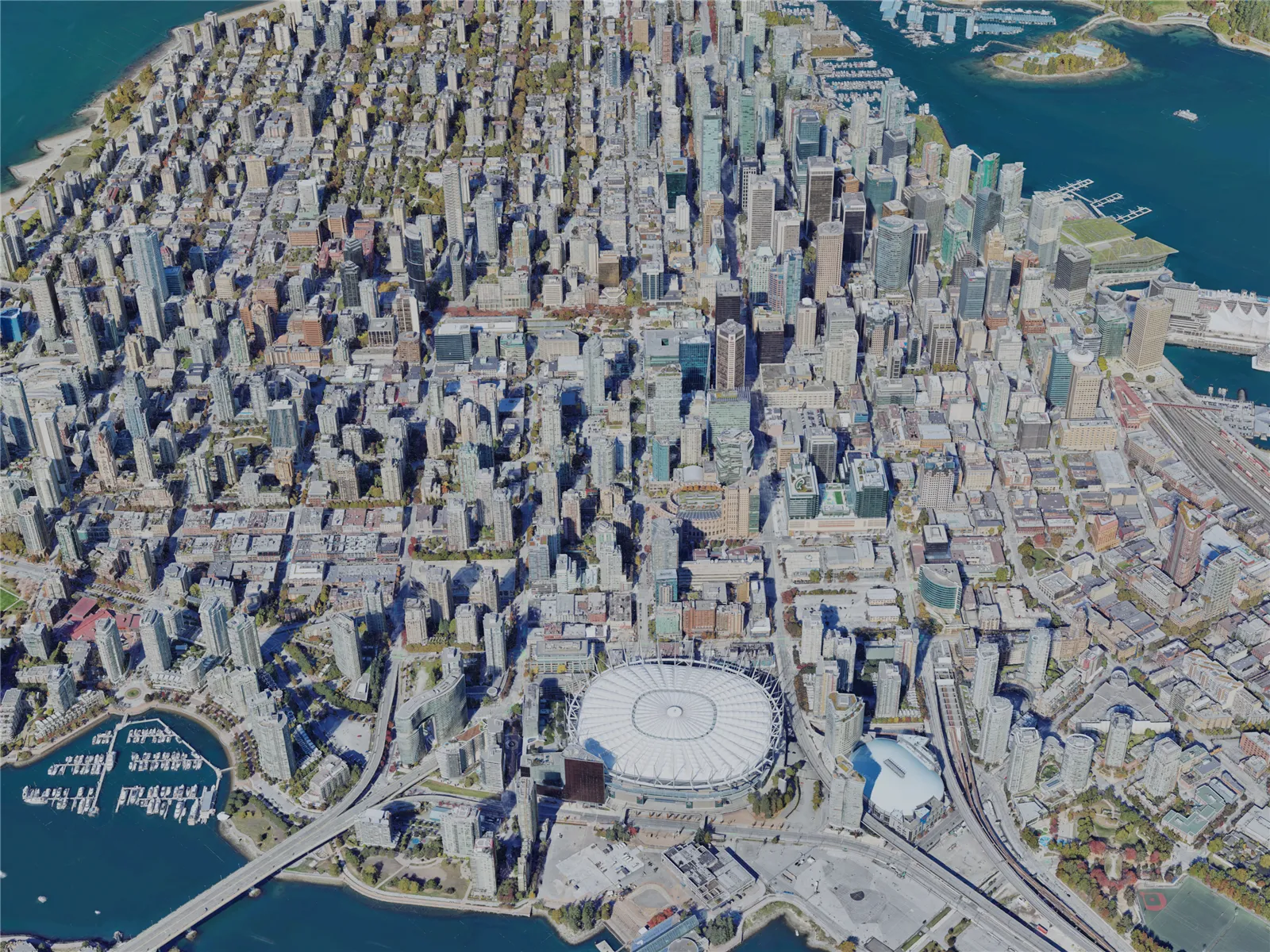 Vancouver City, Canada (2023) 3D Model main preview