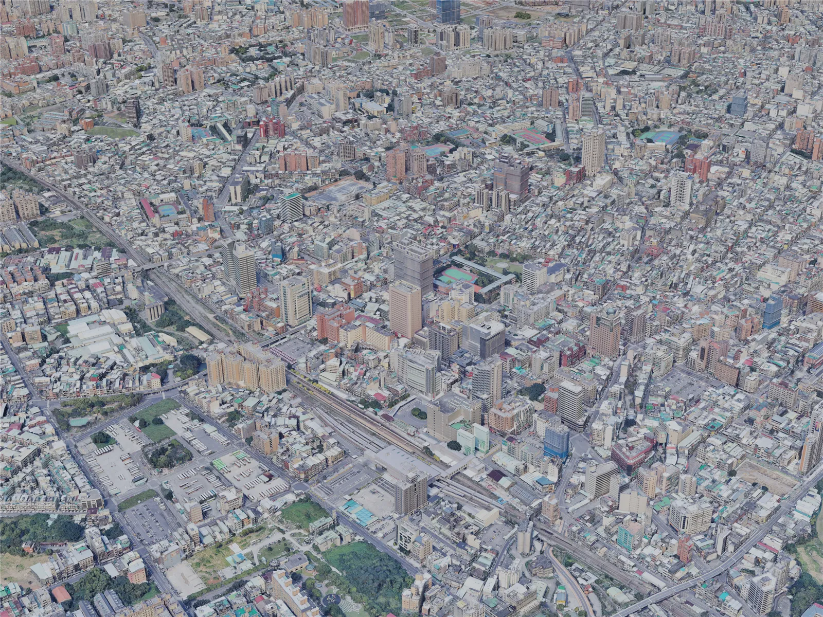 Taoyuan City, Taiwan (2023) 3D Model main preview