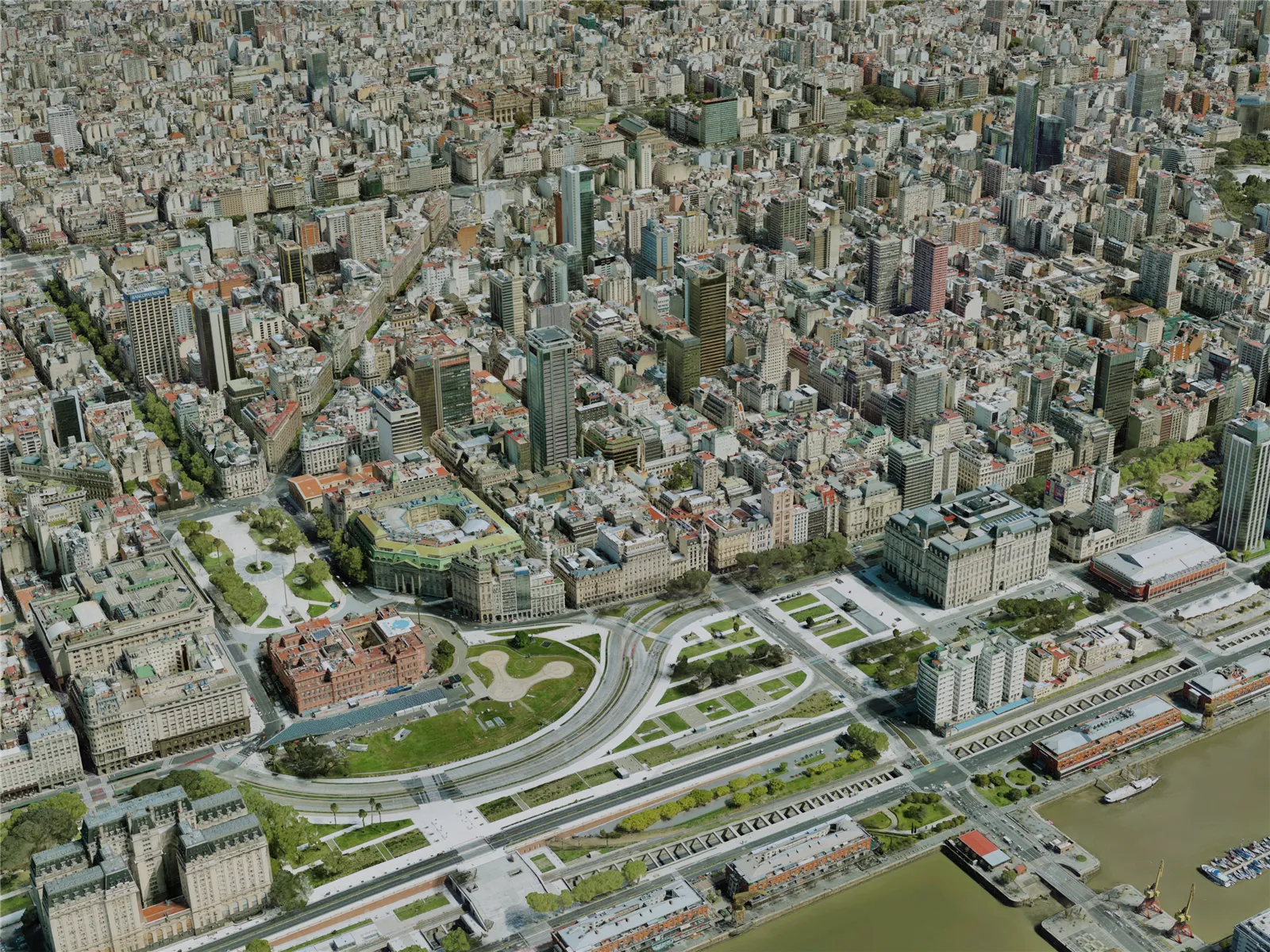 Buenos Aires City, Argentina (2021) 3D Model main preview