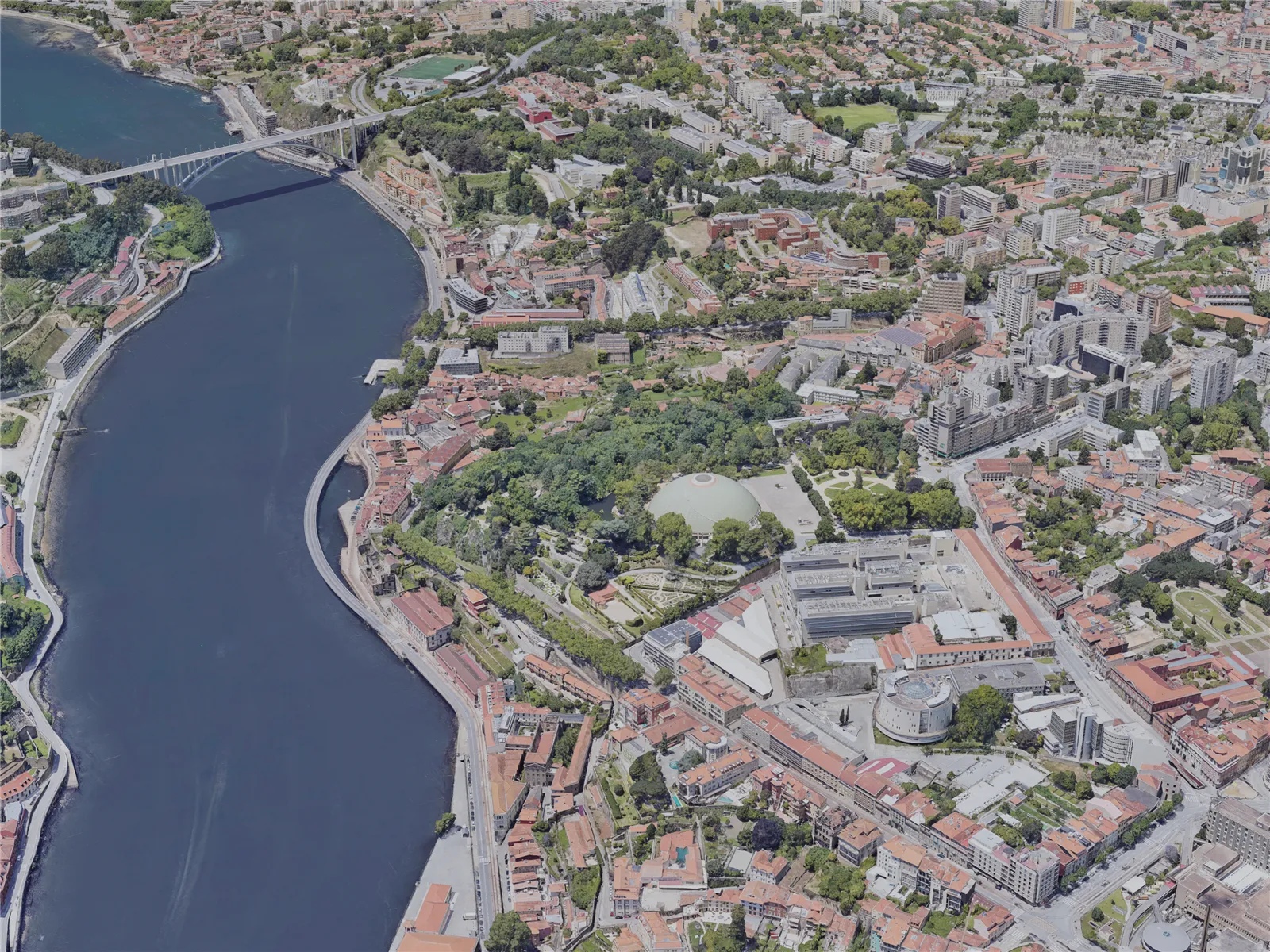 Porto City, Portugal (2022) 3D Model main preview