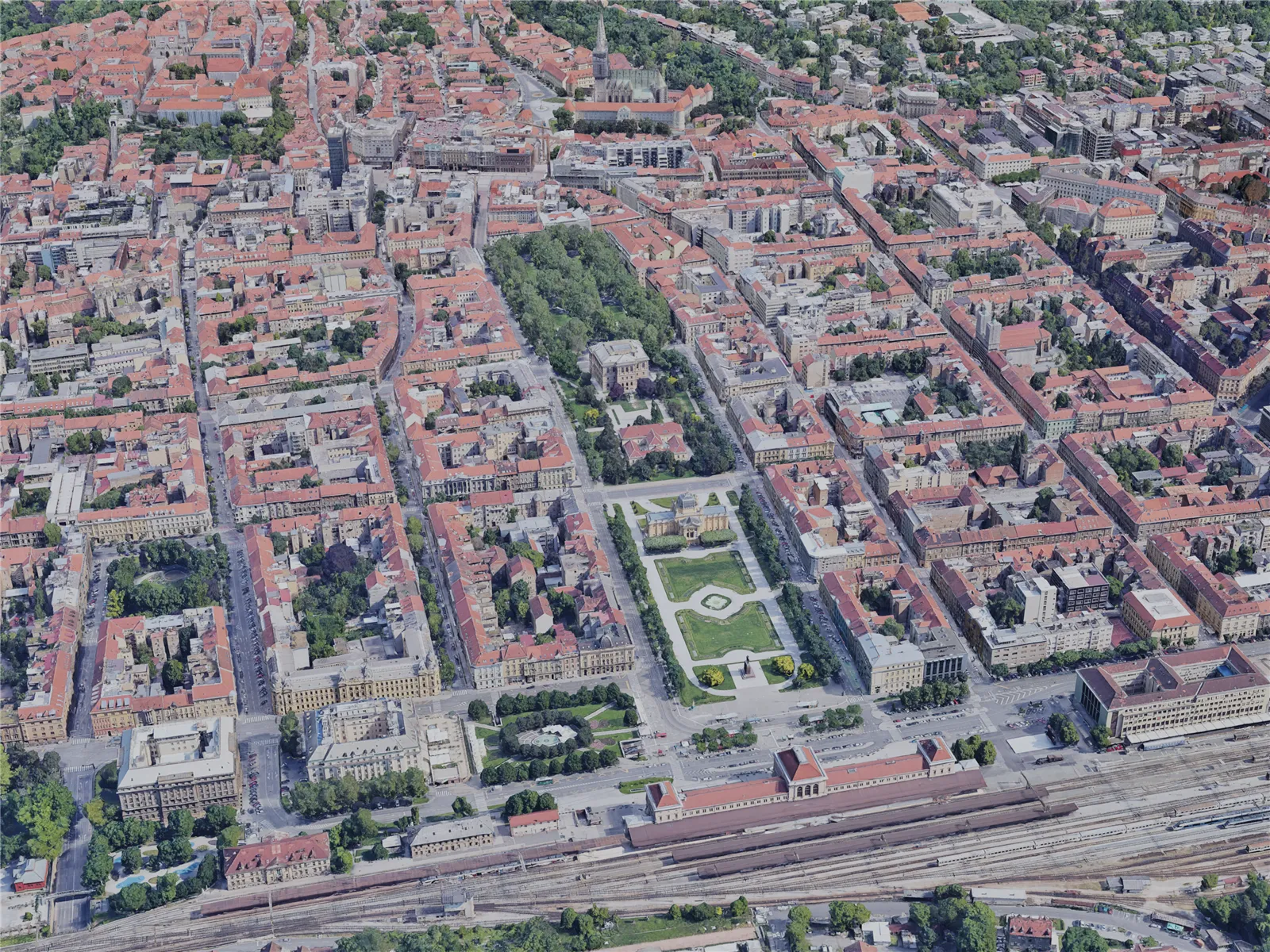 Zagreb City, Croatia (2022) 3D Model main preview