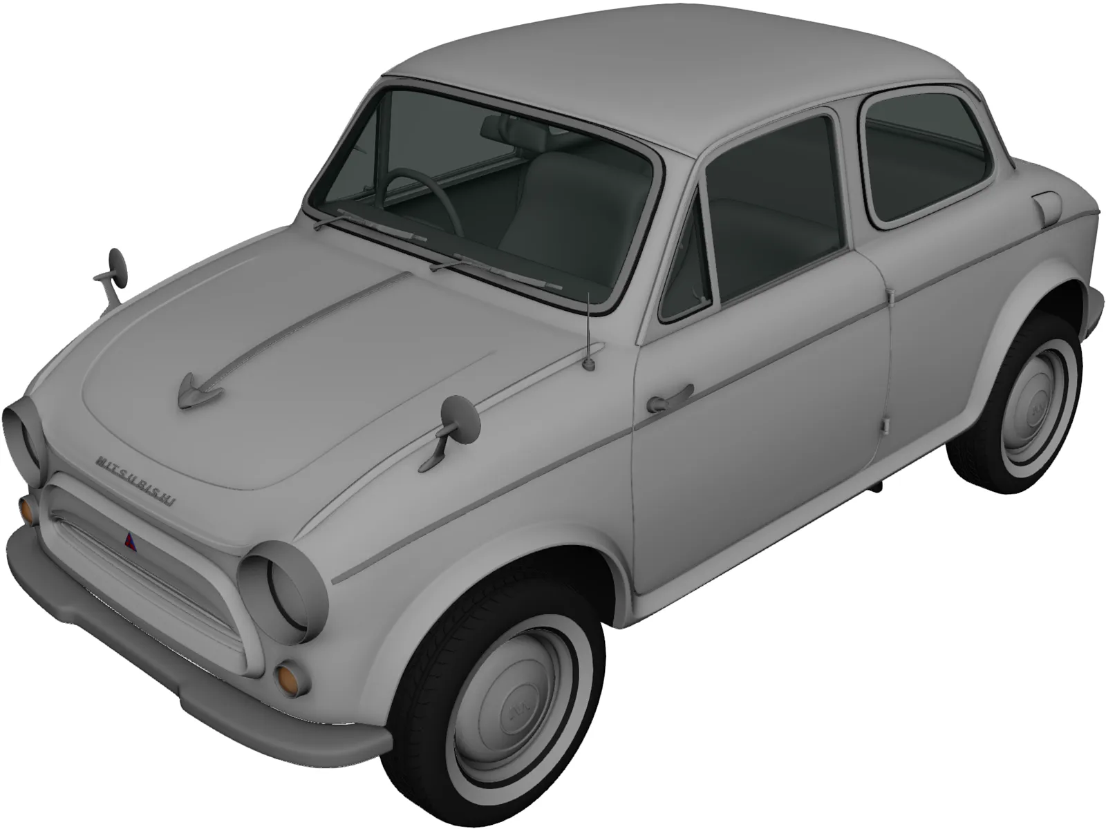 Mitsubishi Colt 500 (1960) 3D Model main preview