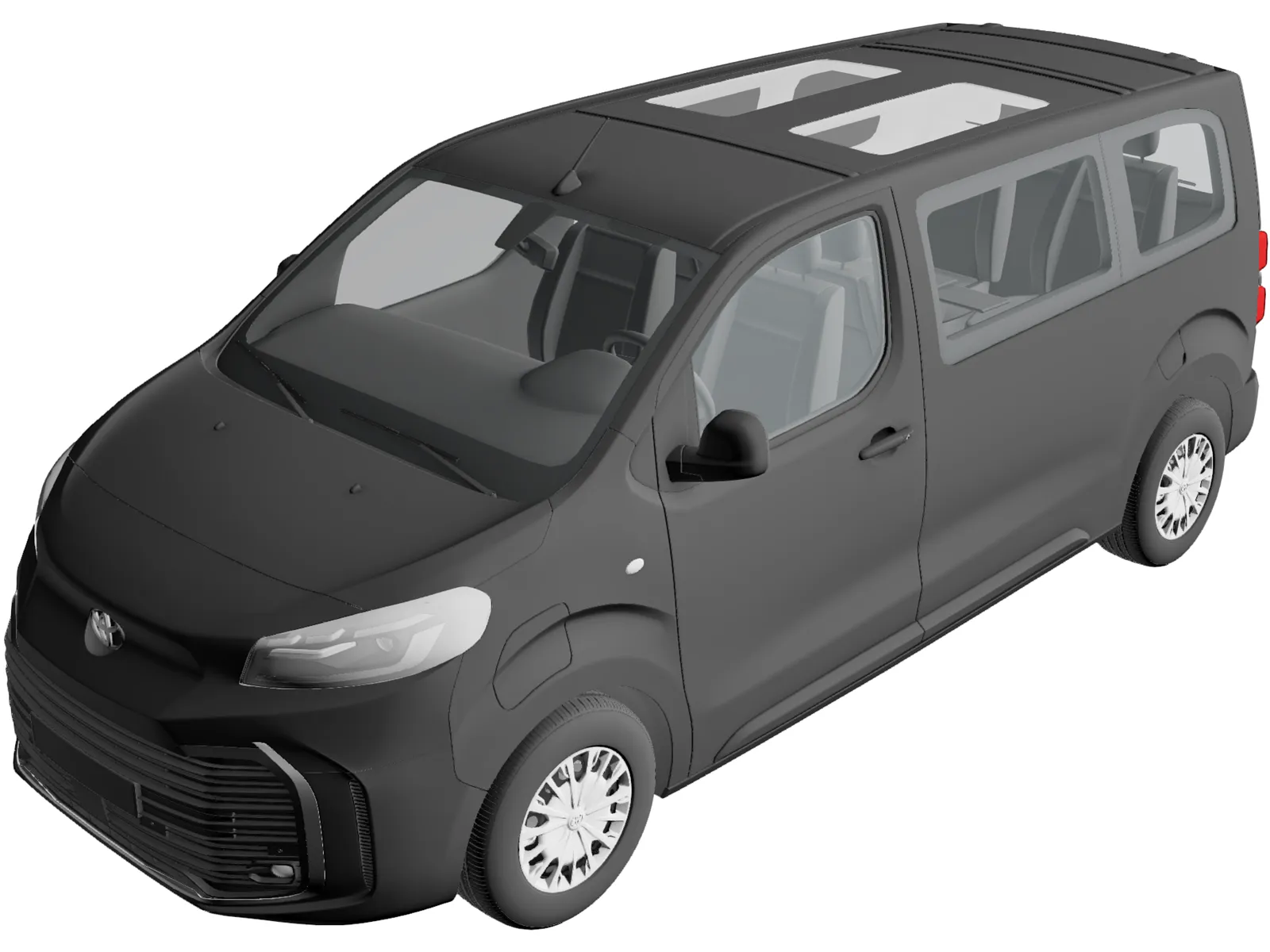 Toyota ProACE Verso Electric (2024) 3D Model main preview
