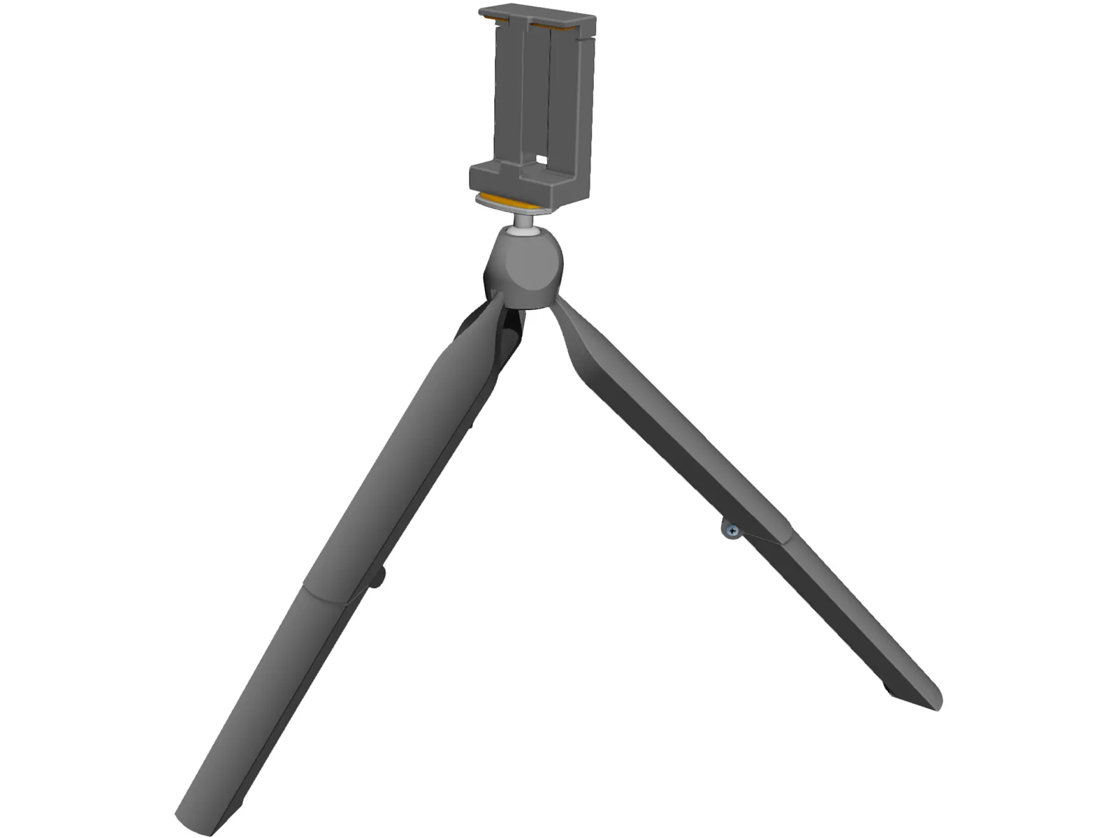 Smartphone Tripod 3D Model main preview