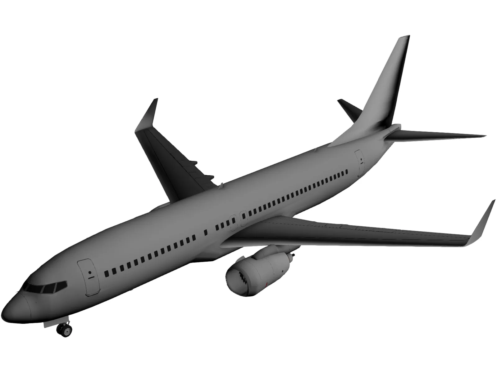 Boeing 737-800 3D Model main preview