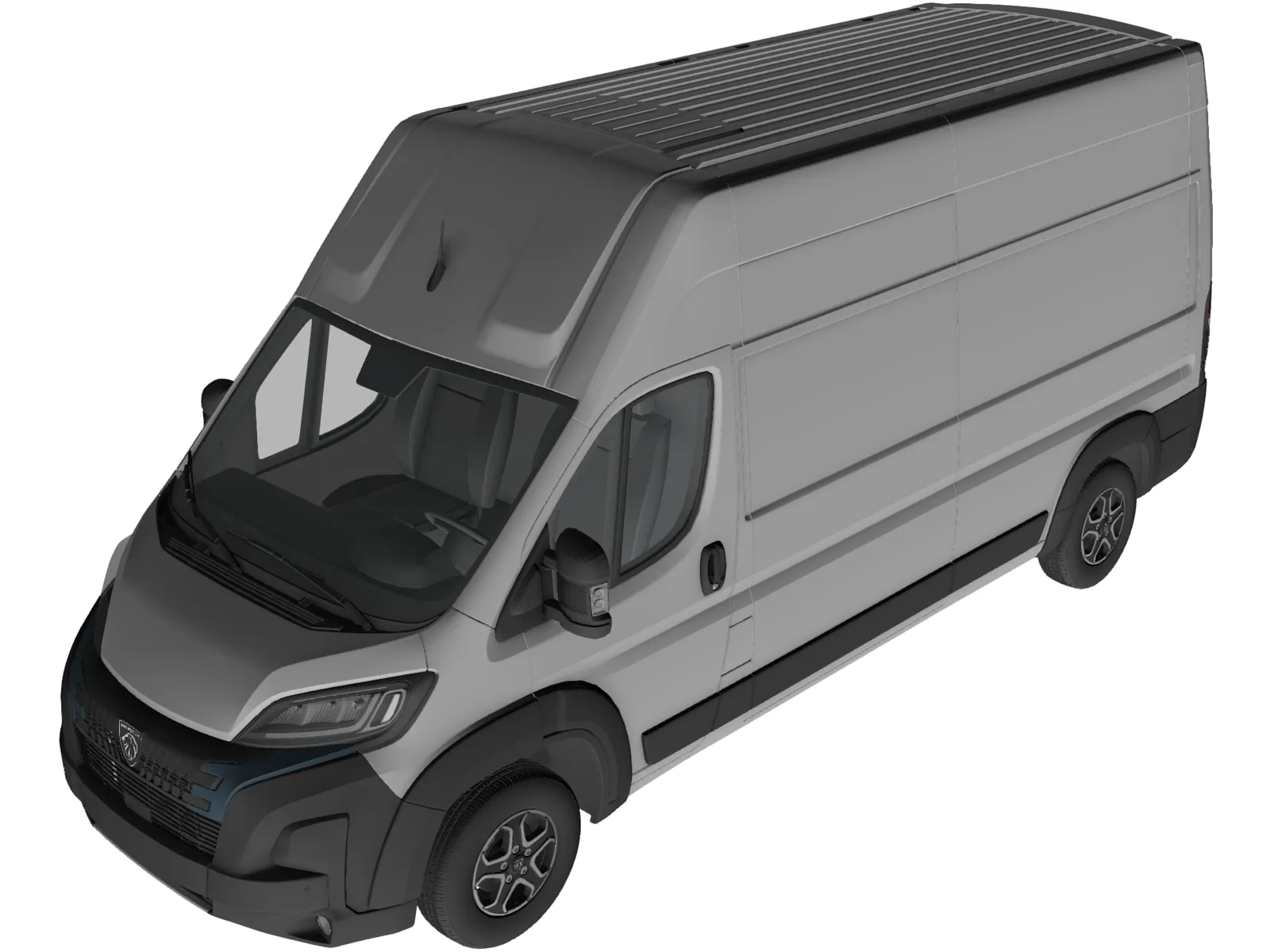 Peugeot e-Boxer L3H3 (2024) 3D Model main preview