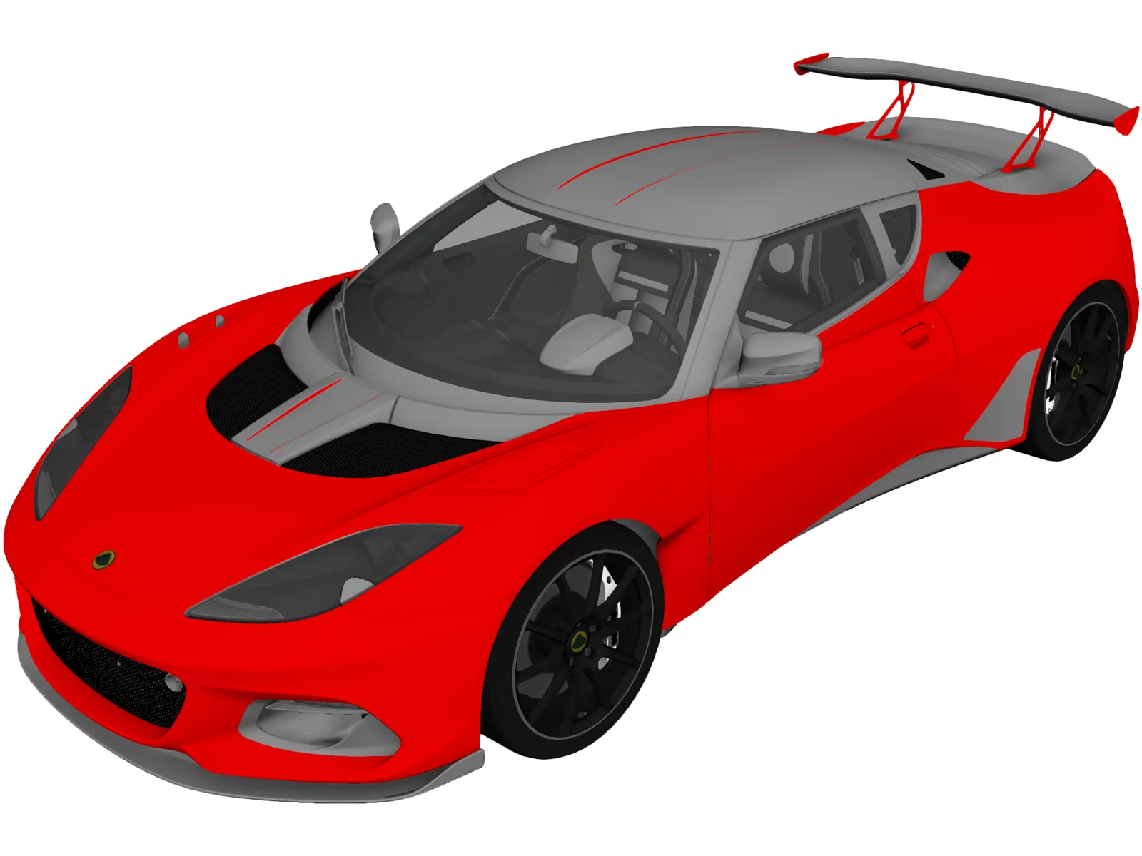 Lotus Evora 3D Model main preview