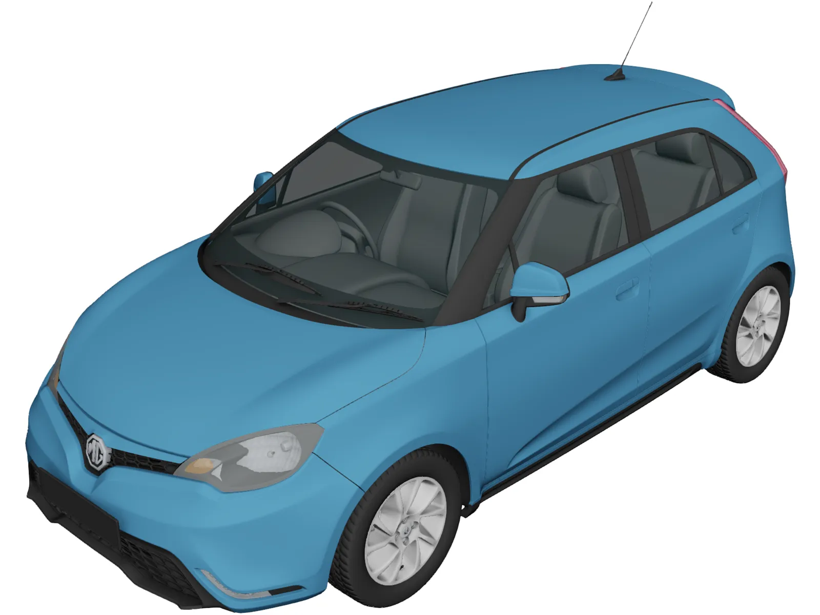 MG 3 (2014) 3D Model main preview