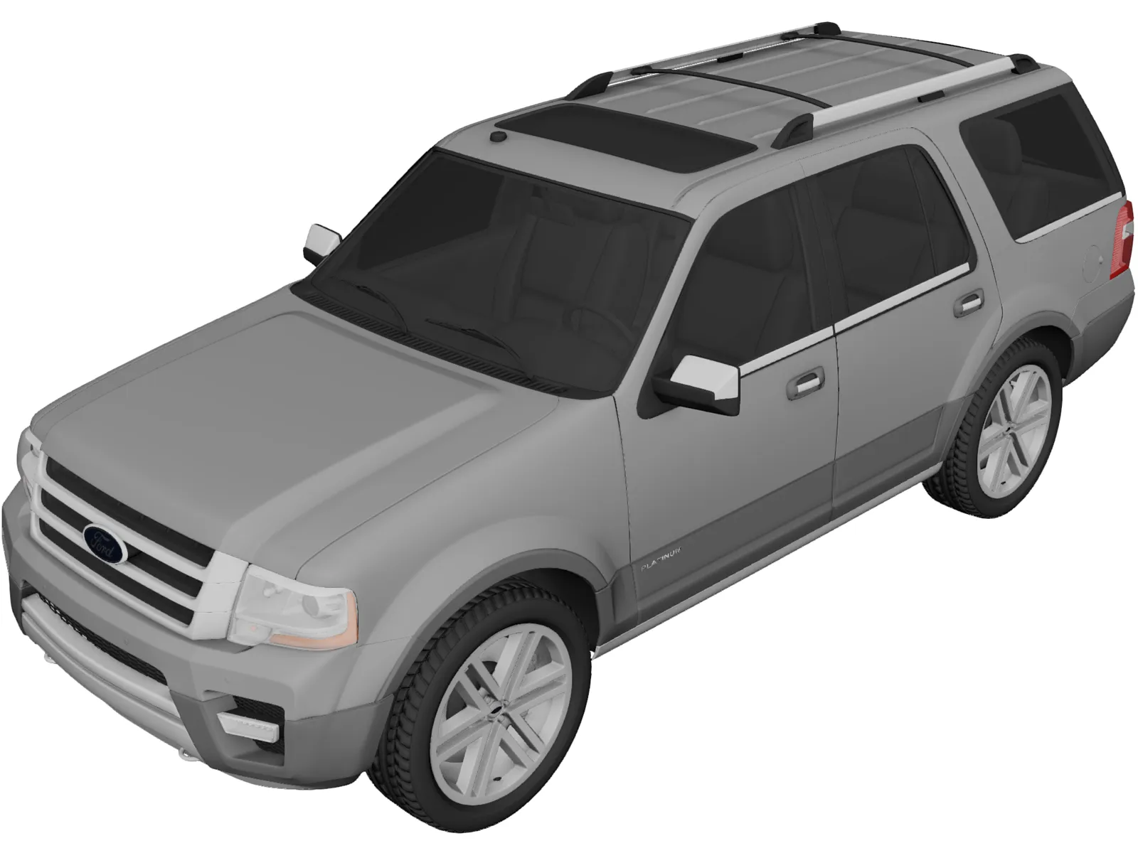 Ford Expedition (2015) 3D Model main preview