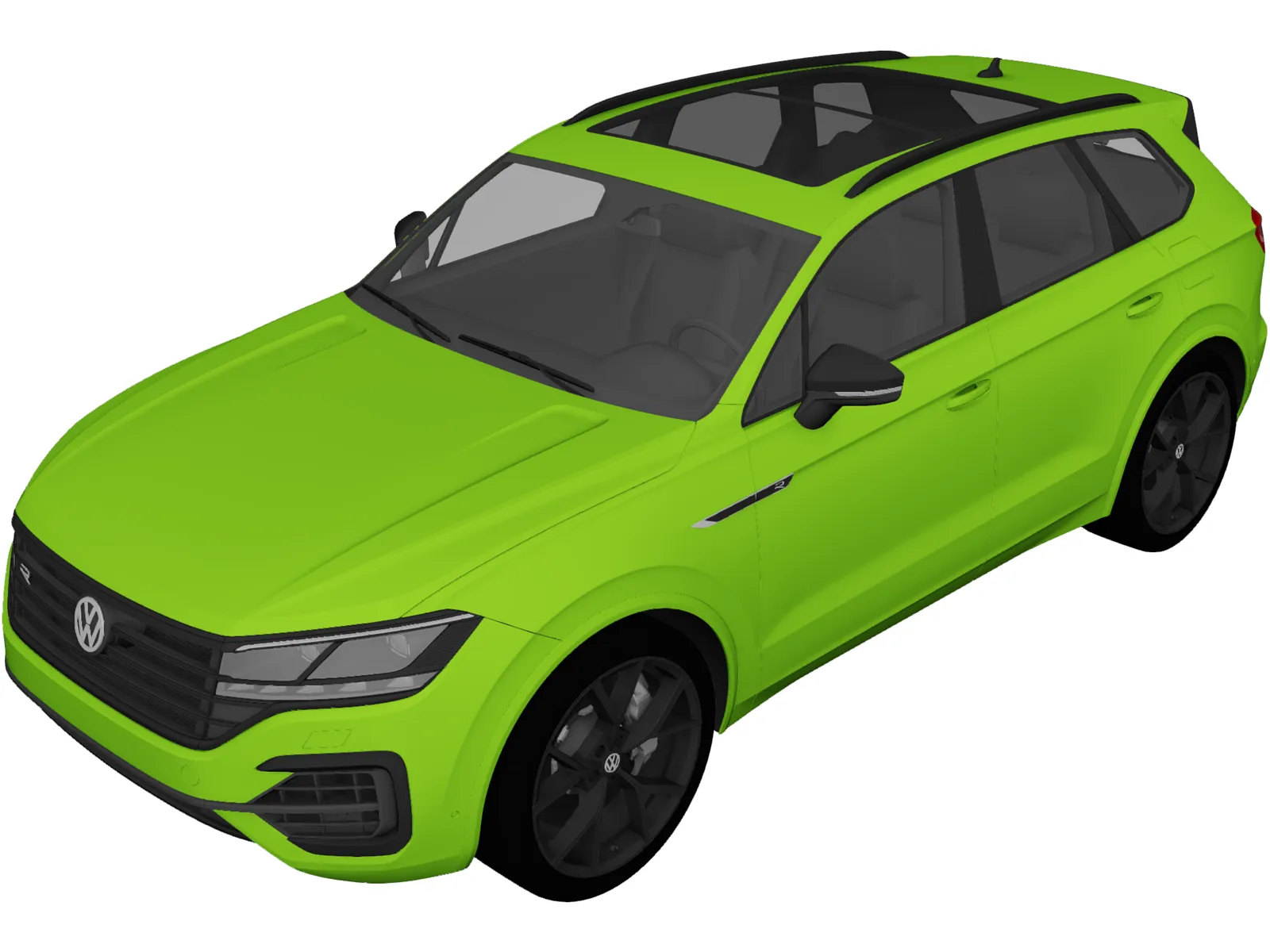 Volkswagen Touareg R (2021) 3D Model main preview