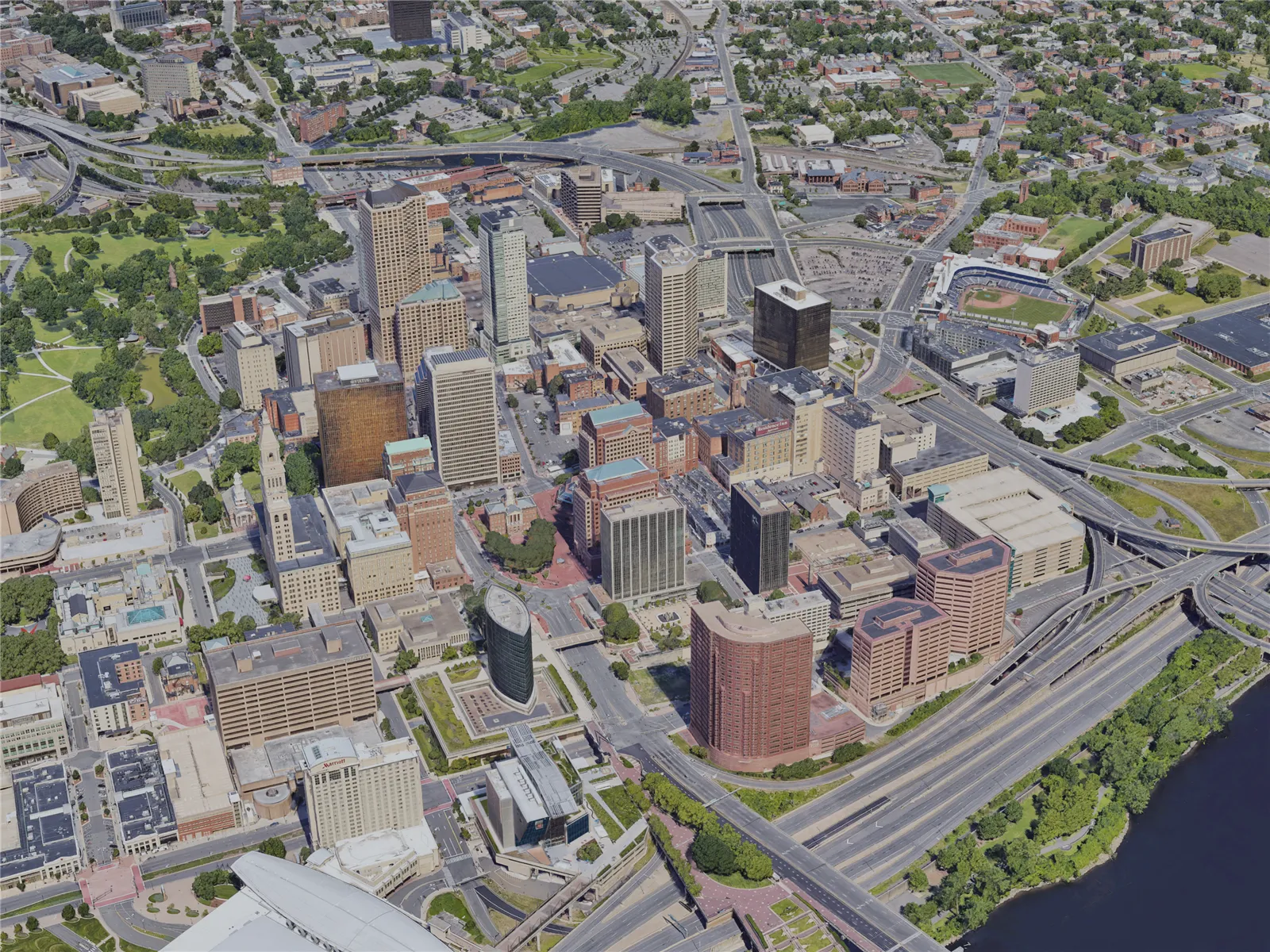 Hartford City, CT, USA (2022) 3D Model main preview