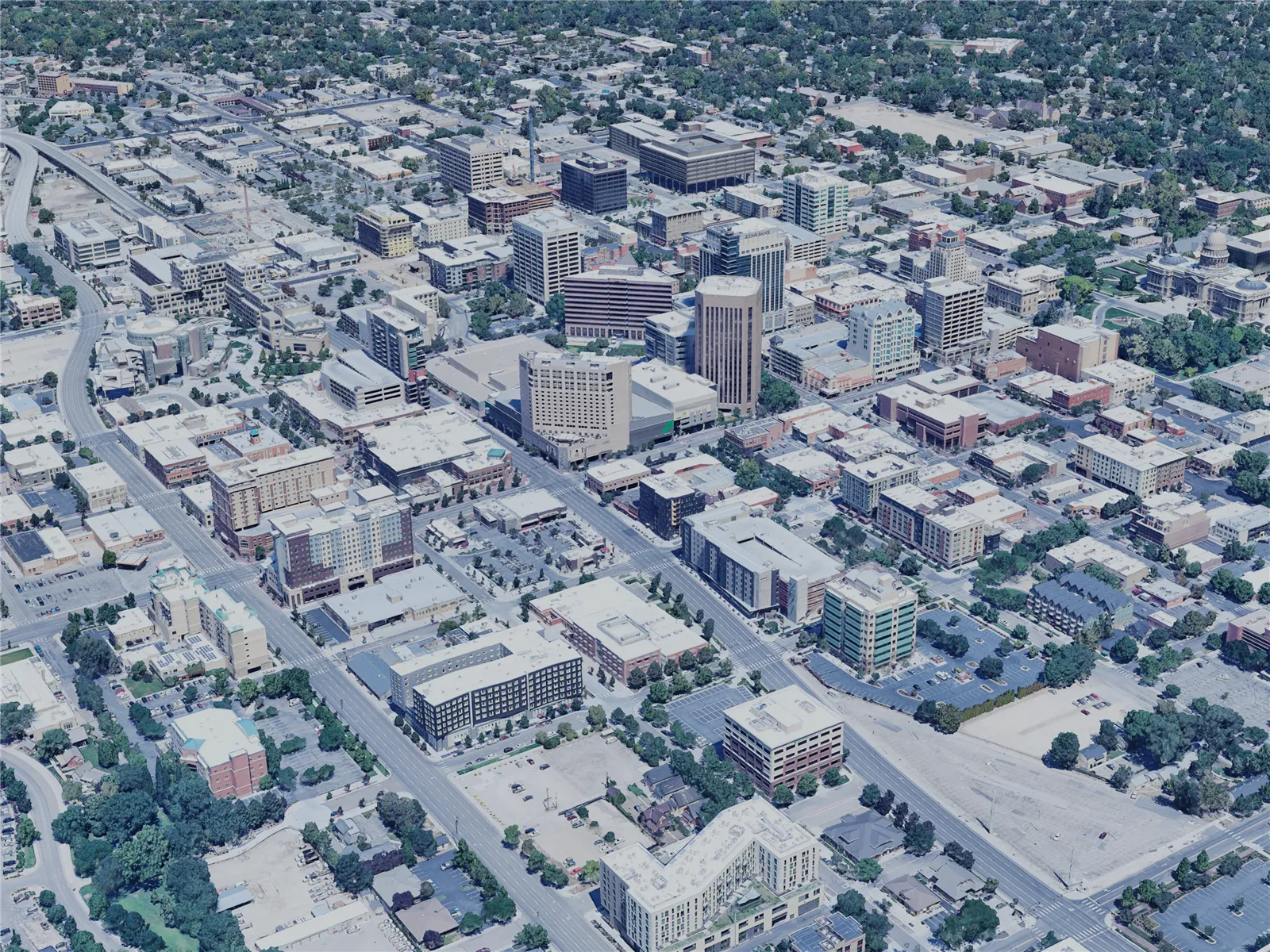 Boise City, USA (2023) 3D Model main preview