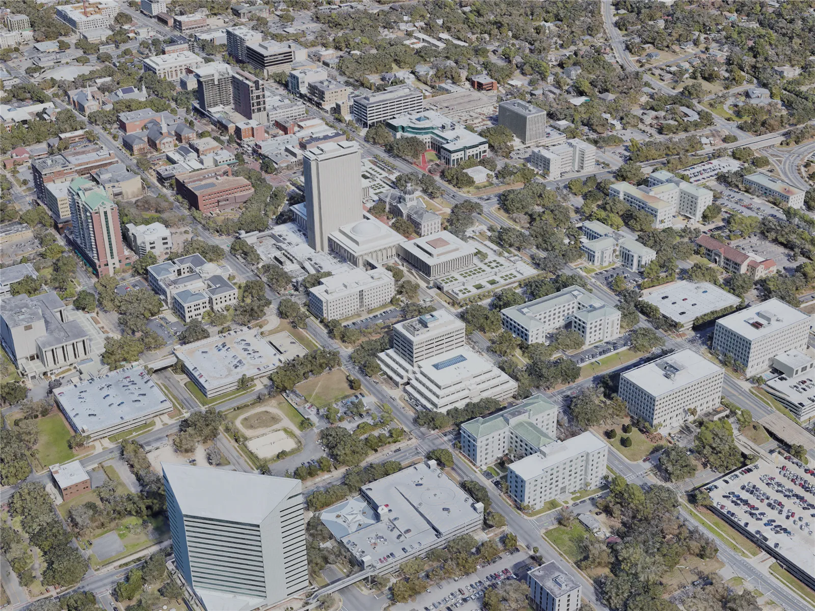 Tallahassee City, USA (2023) 3D Model main preview