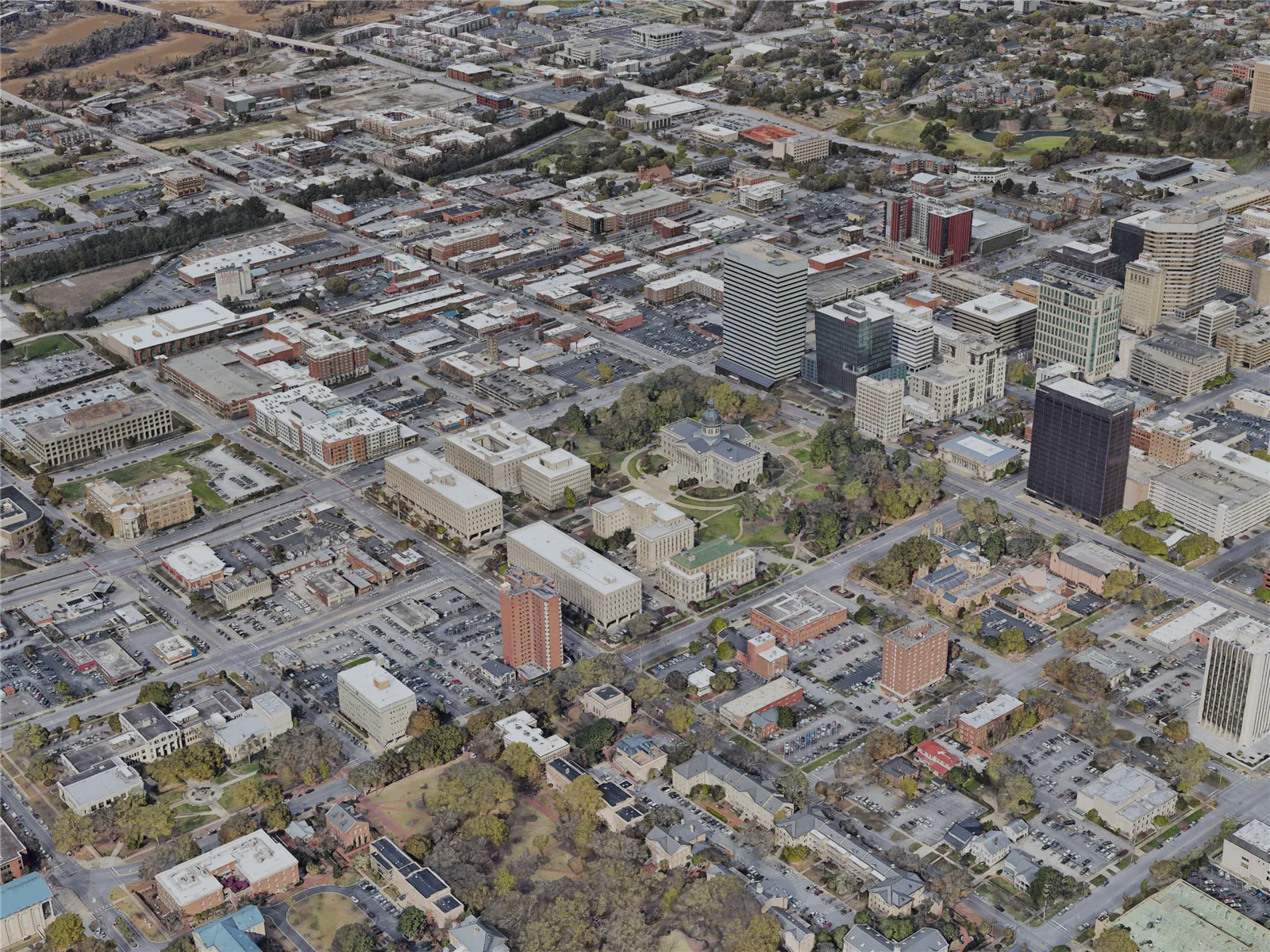 Columbia City, SC, USA (2023) 3D Model main preview