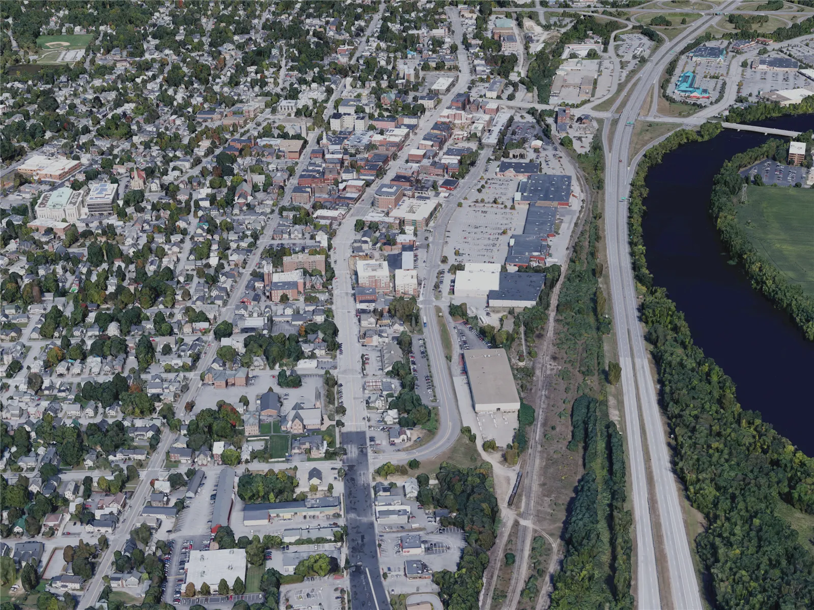 Concord City, NH, USA (2023) 3D Model main preview