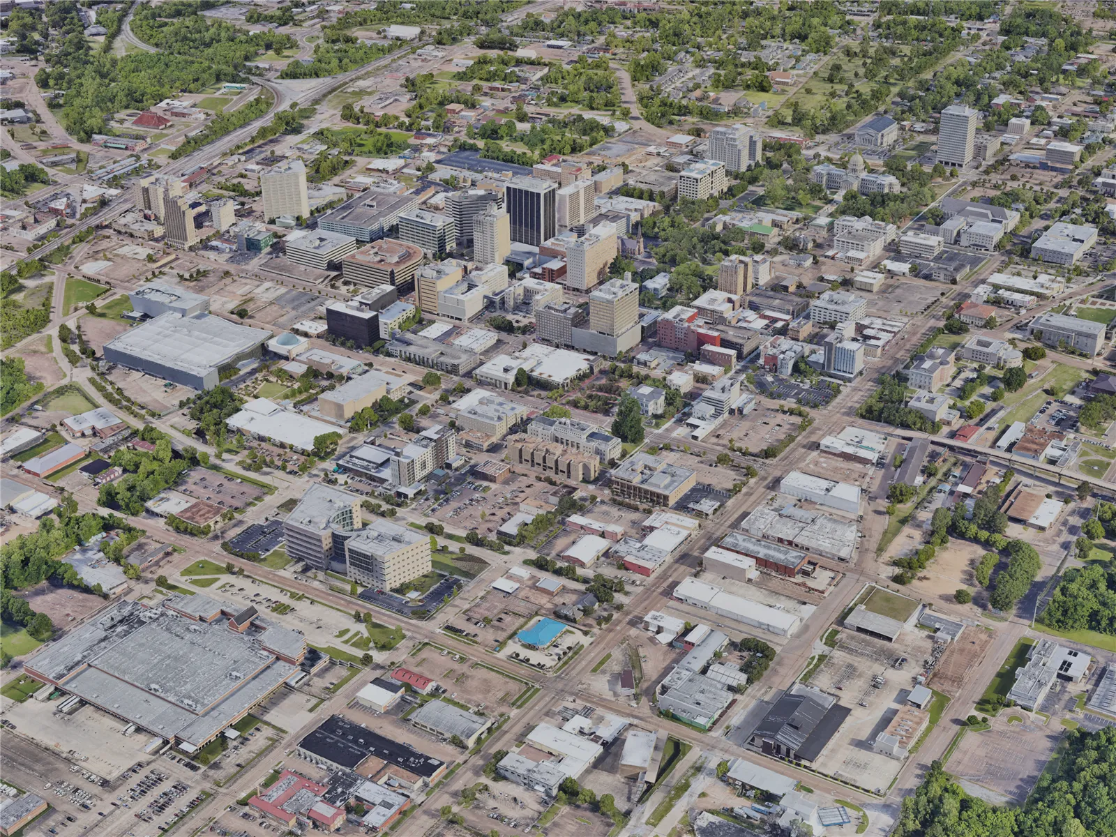 Jackson City, MS, USA (2023) 3D Model main preview
