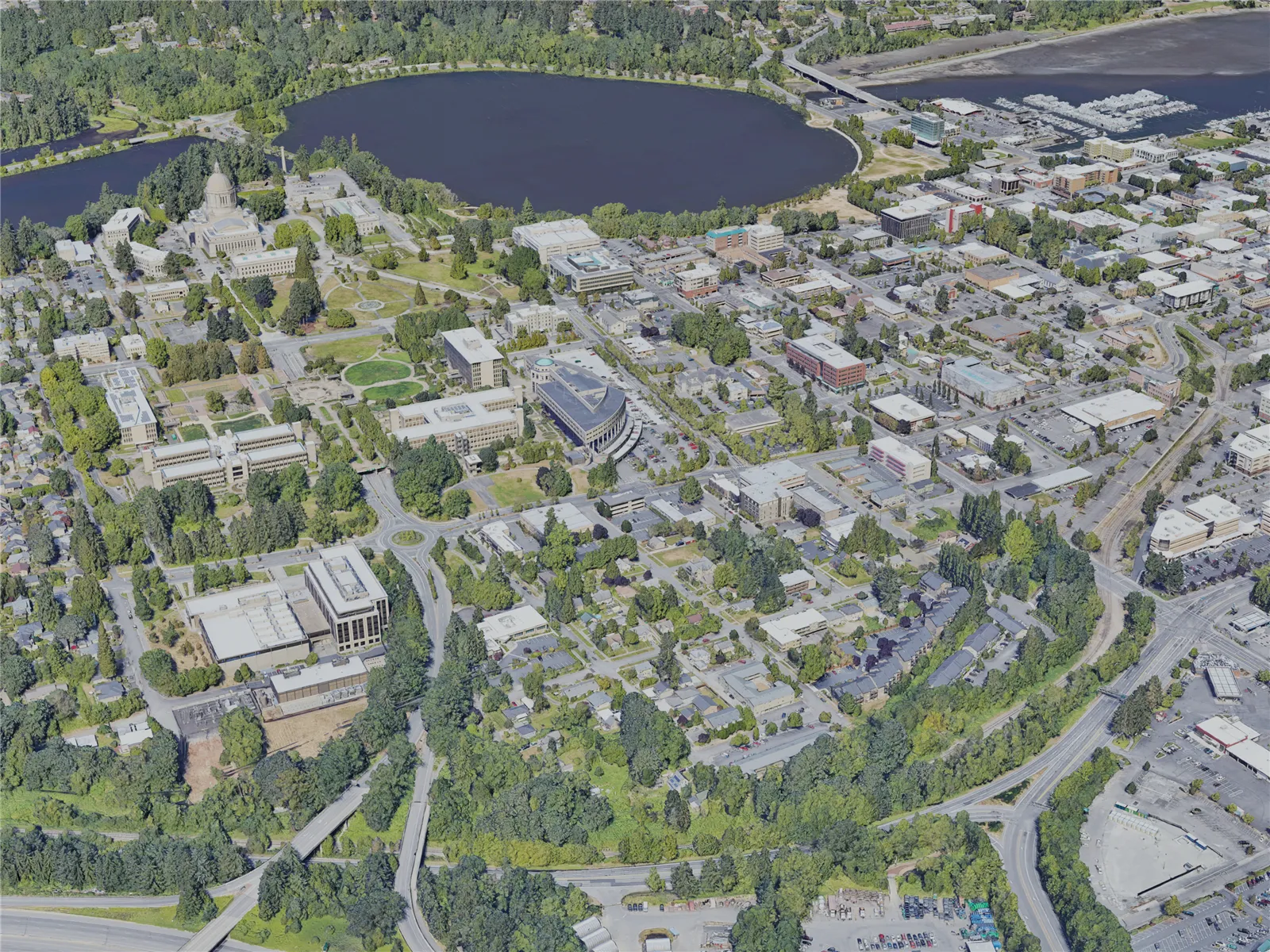 Olympia City, WA, USA (2023) 3D Model main preview