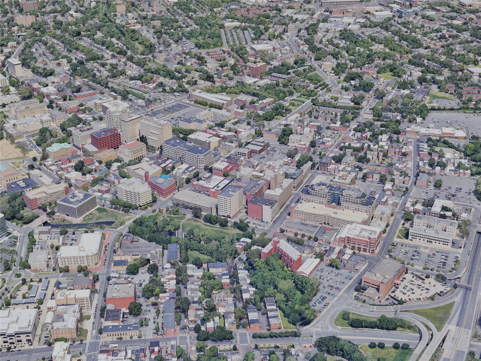 Trenton City, NJ, USA (2023) 3D Model main preview
