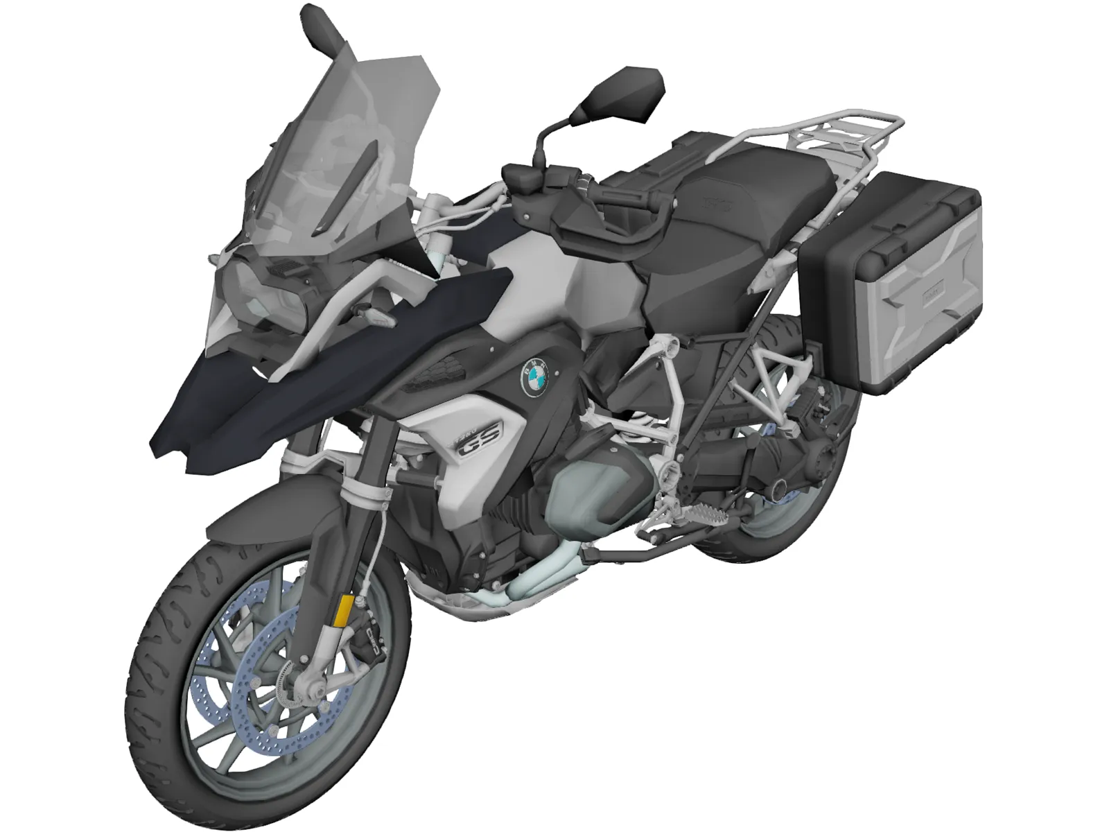 BMW R 1250 GS (2019) 3D Model main preview