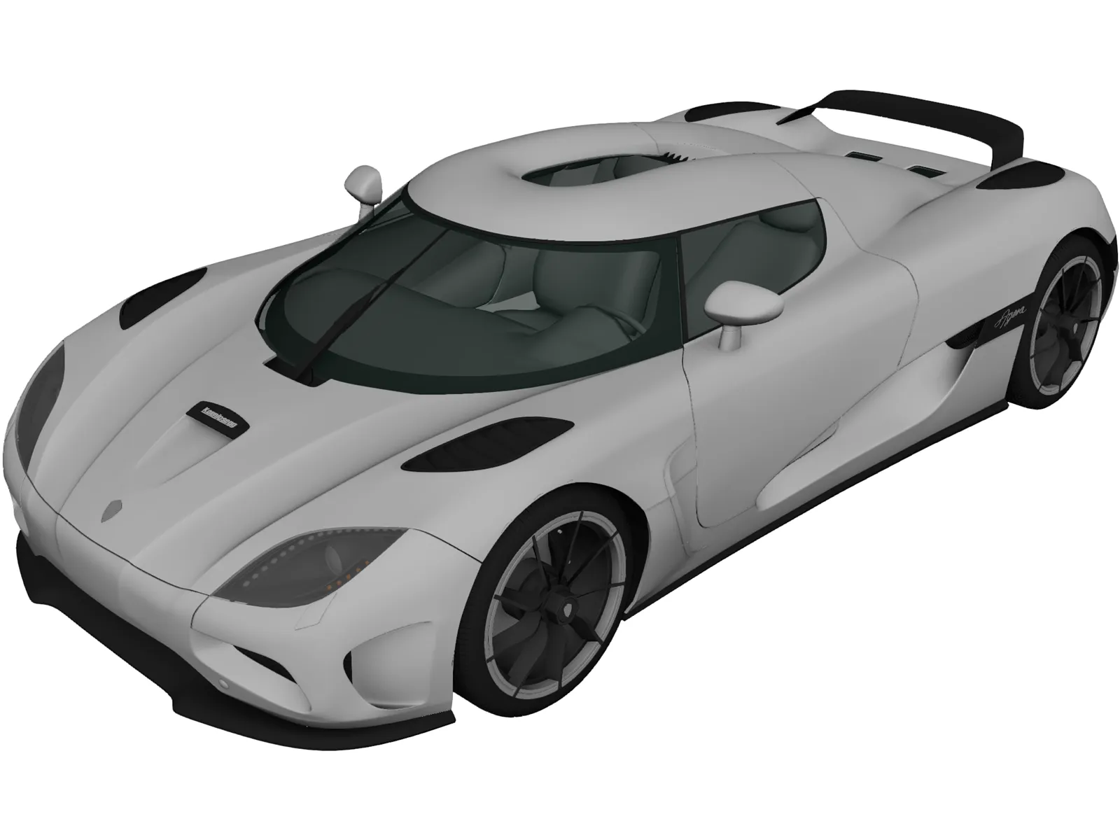 Koenigsegg Agera (2011) 3D Model main preview