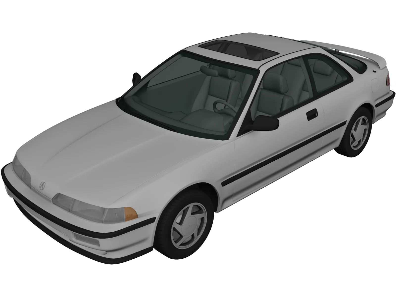 Acura Integra Coupe (1991) 3D Model main preview