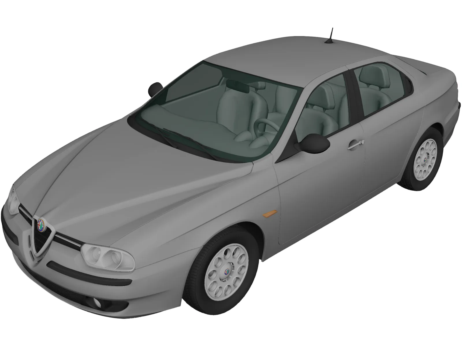 Alfa Romeo 156 (1997) 3D Model main preview