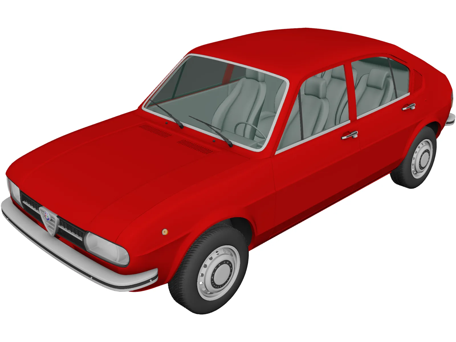Alfa Romeo Alfasud (1972) 3D Model main preview
