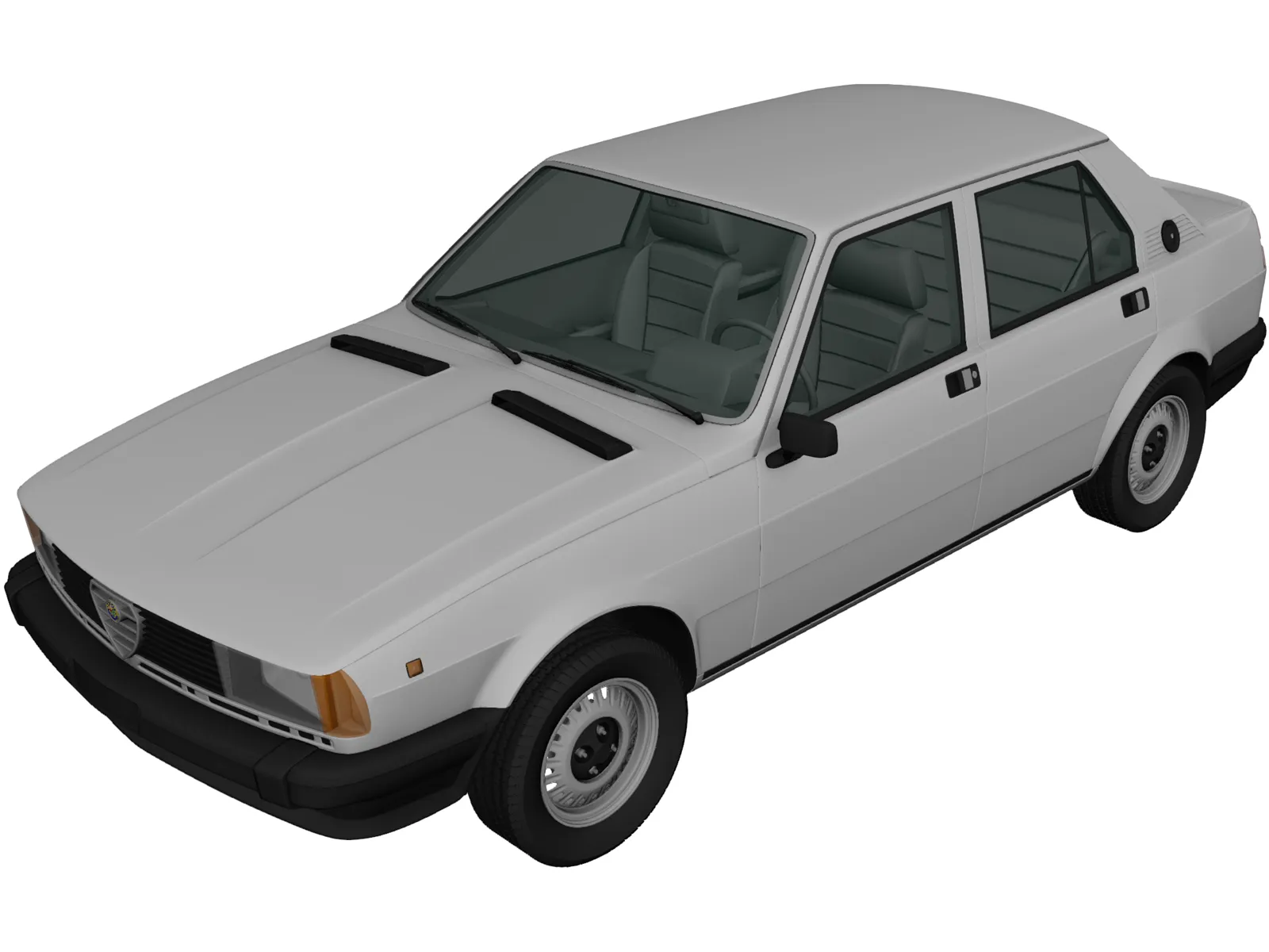 Alfa Romeo Giulietta 116 (1977) 3D Model main preview