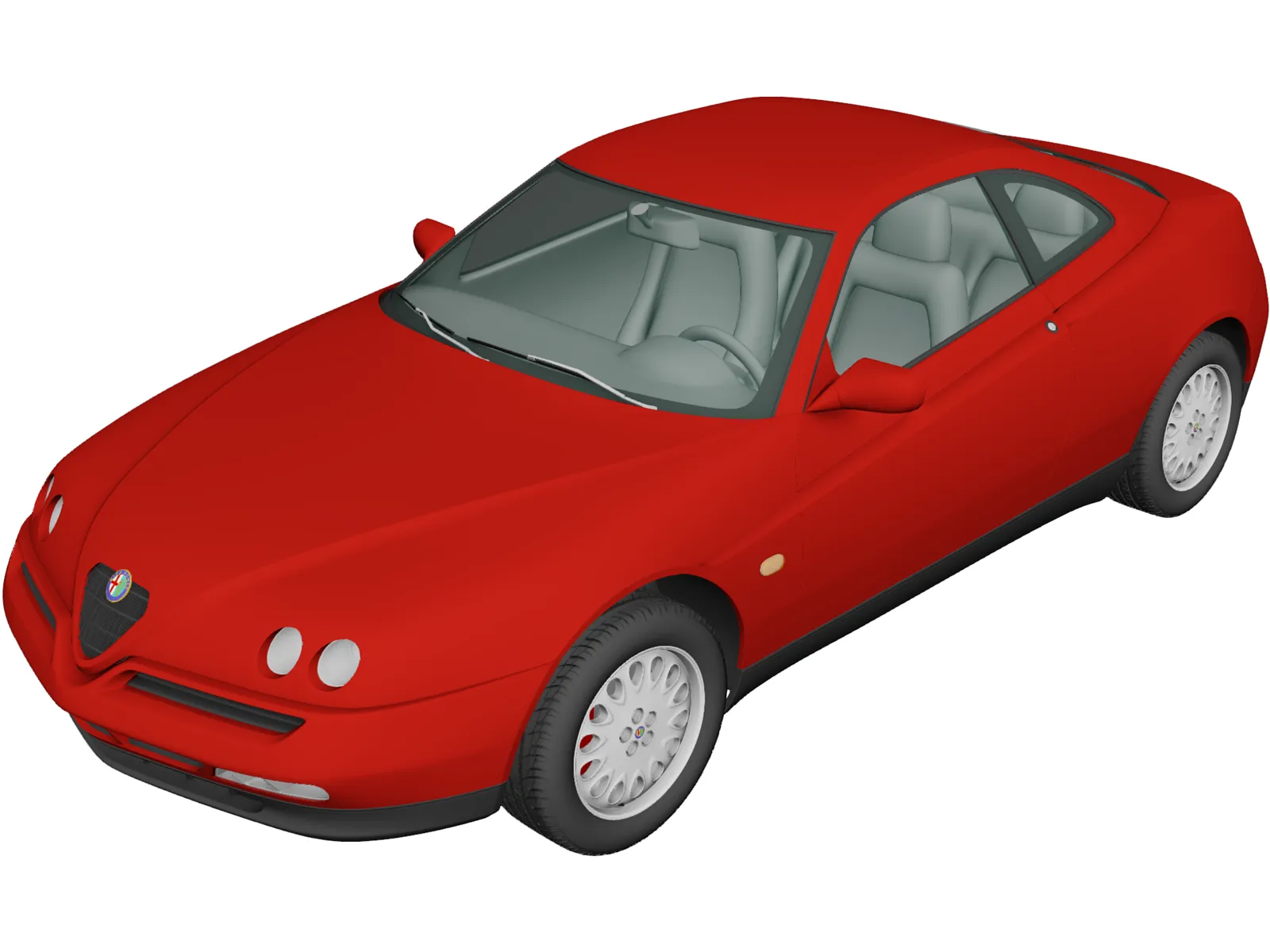 Alfa Romeo GTV (1995) 3D Model main preview