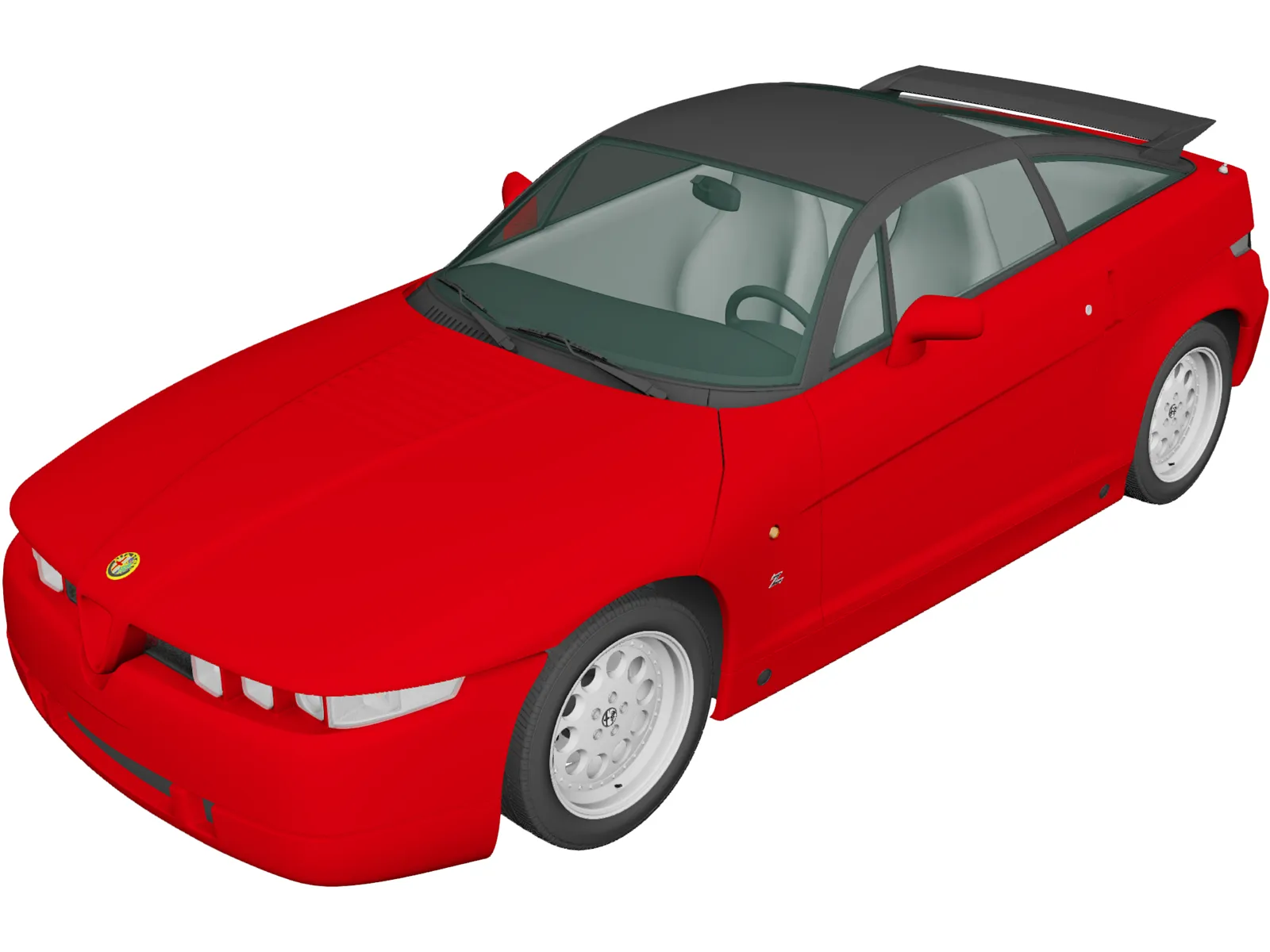 Alfa Romeo SZ (1989) 3D Model main preview