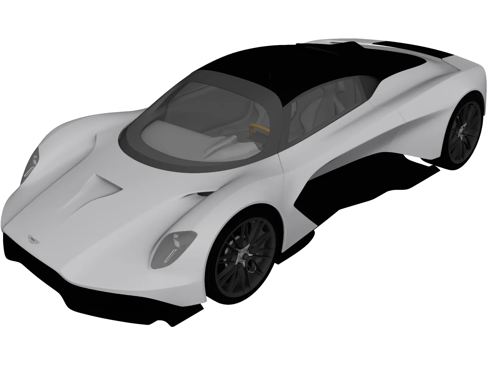 Aston Martin Valhalla (2020) 3D Model main preview