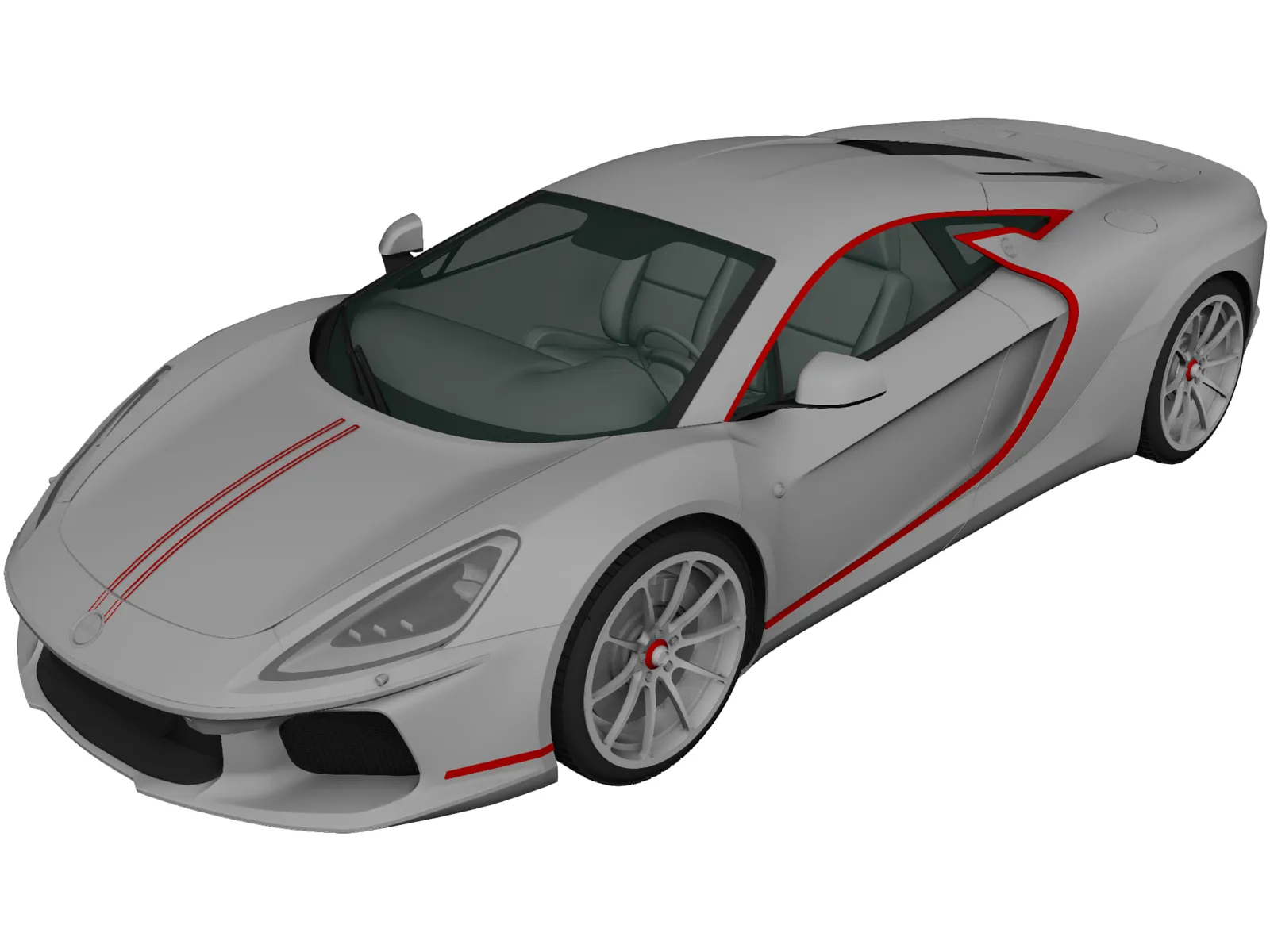 ATS GT (2021) 3D Model main preview