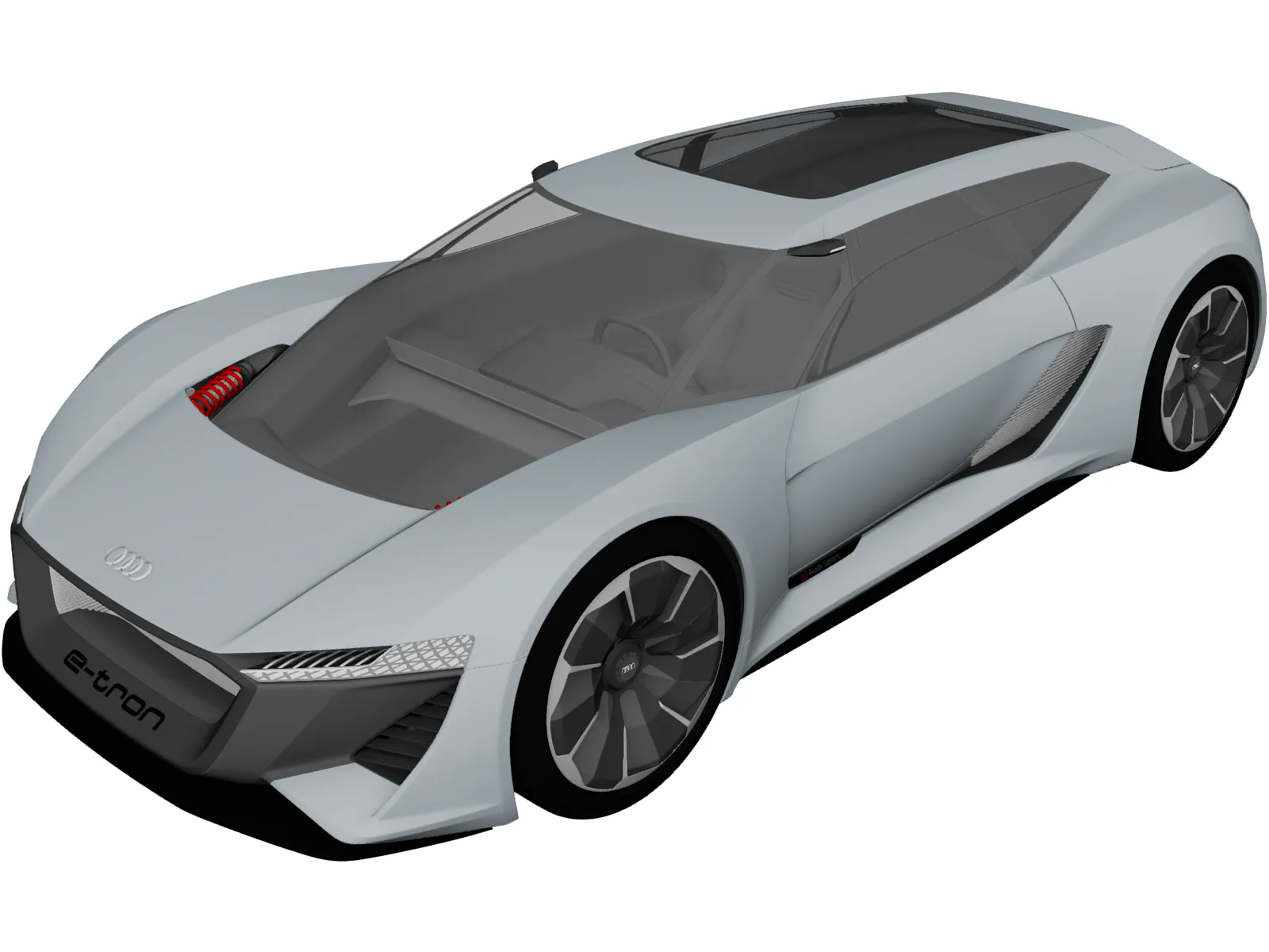 Audi PB 18 e-tron (2018) 3D Model main preview