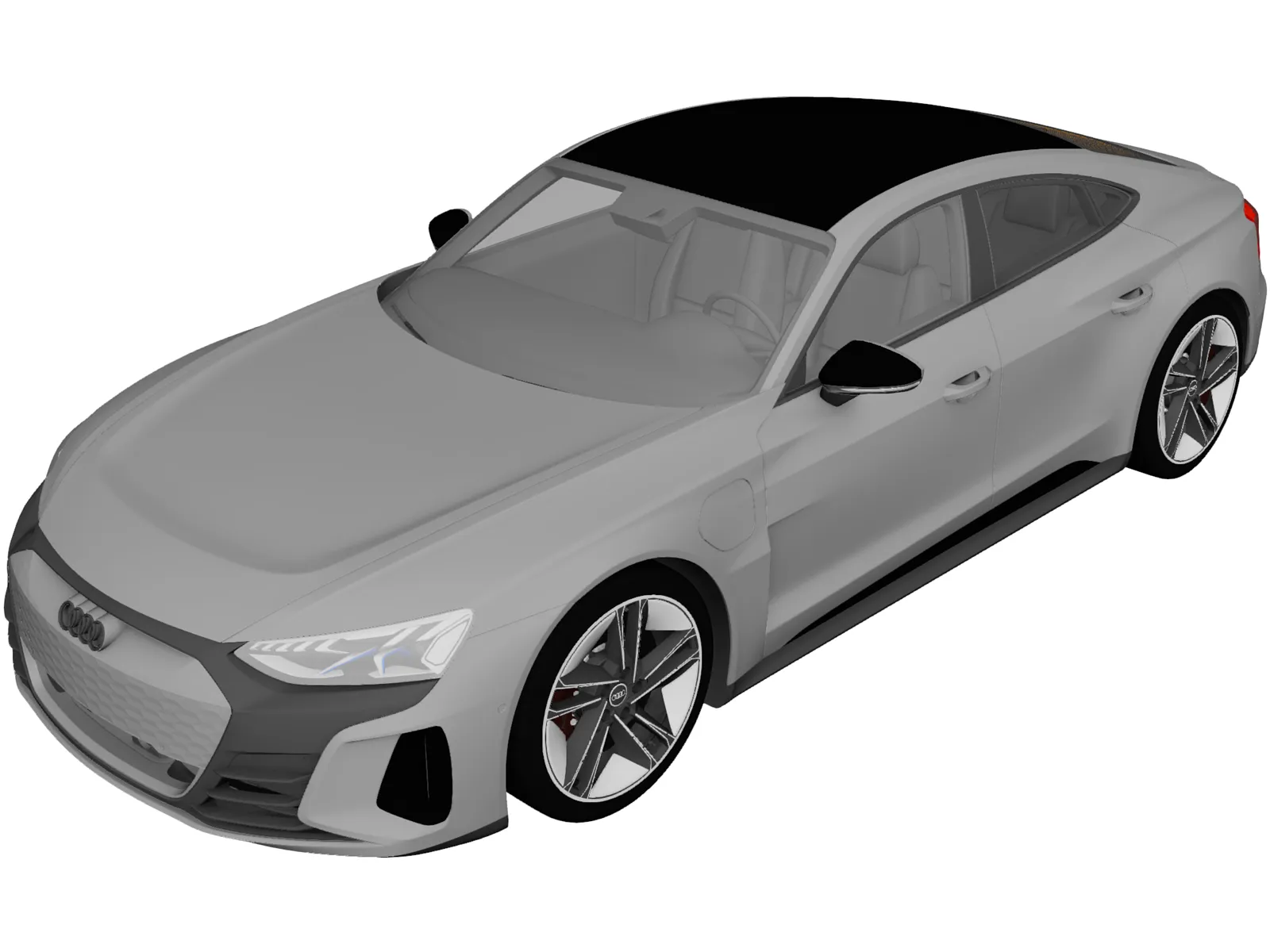 Audi RS e-tron GT (2022) 3D Model main preview
