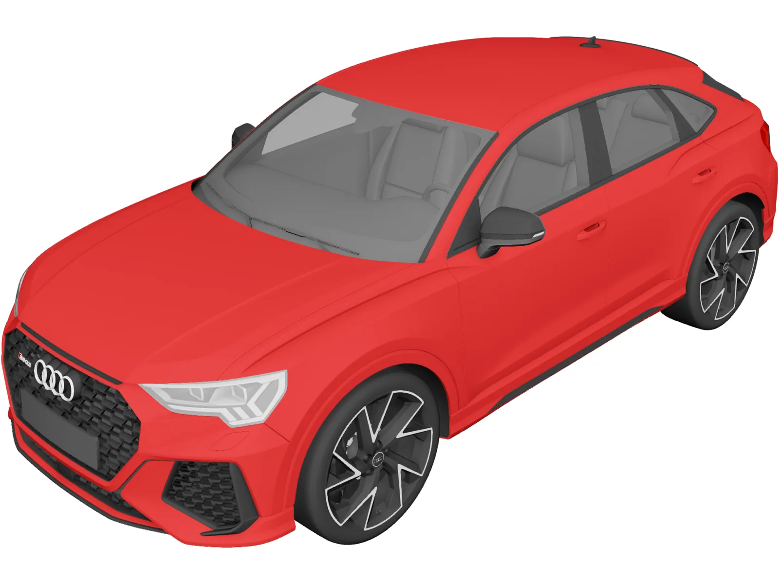 Audi RS Q3 Sportback (2020) 3D Model main preview