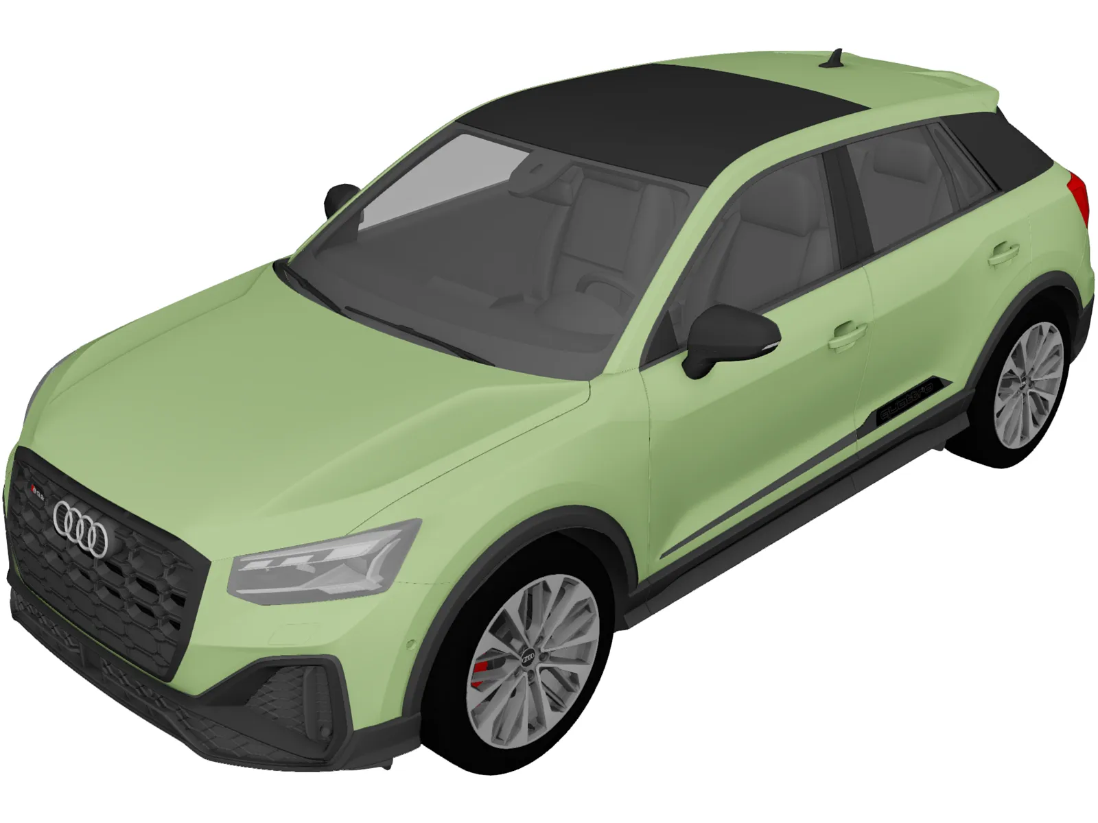 Audi SQ2 (2021) 3D Model main preview
